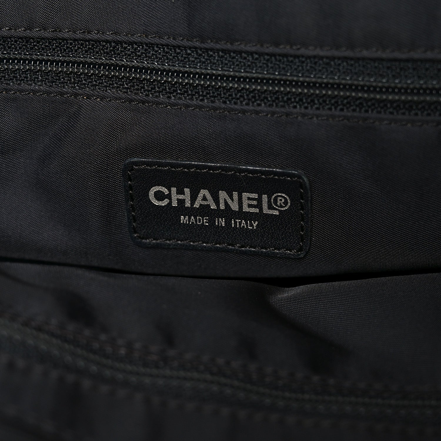 Nylon Large Travel Tote Black