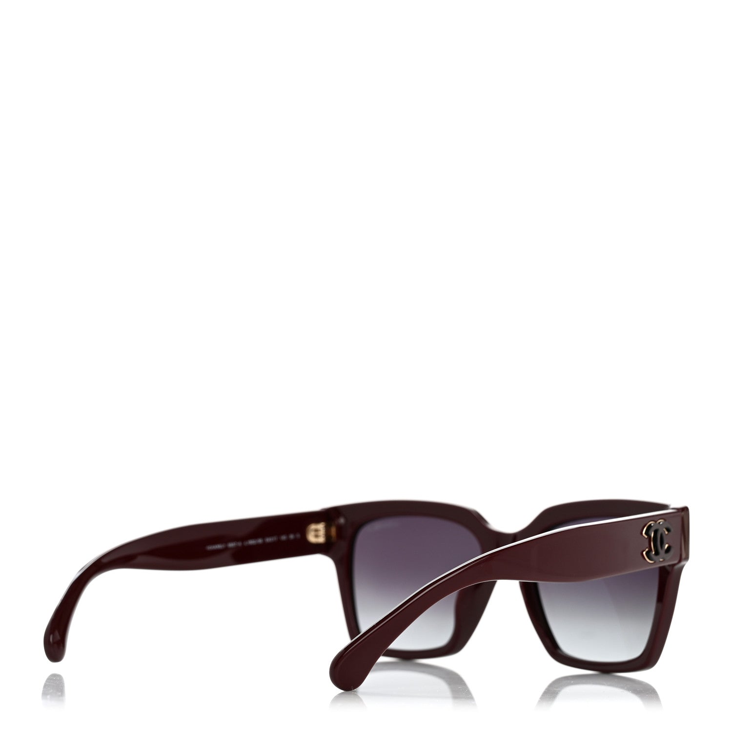Acetate CC Butterfly Sunglasses 5557-A Burgundy