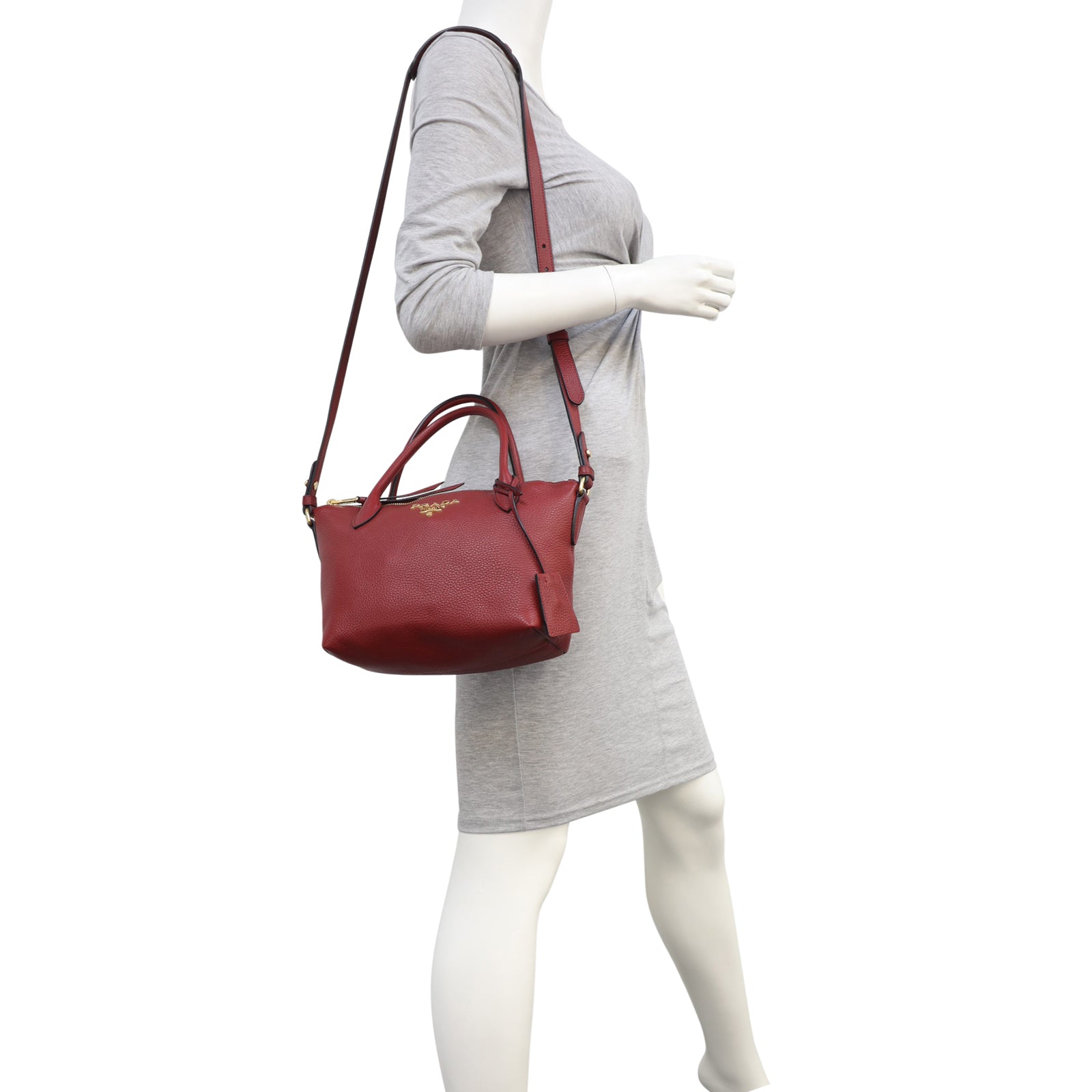 Prada Vitello Daino Mini Tote