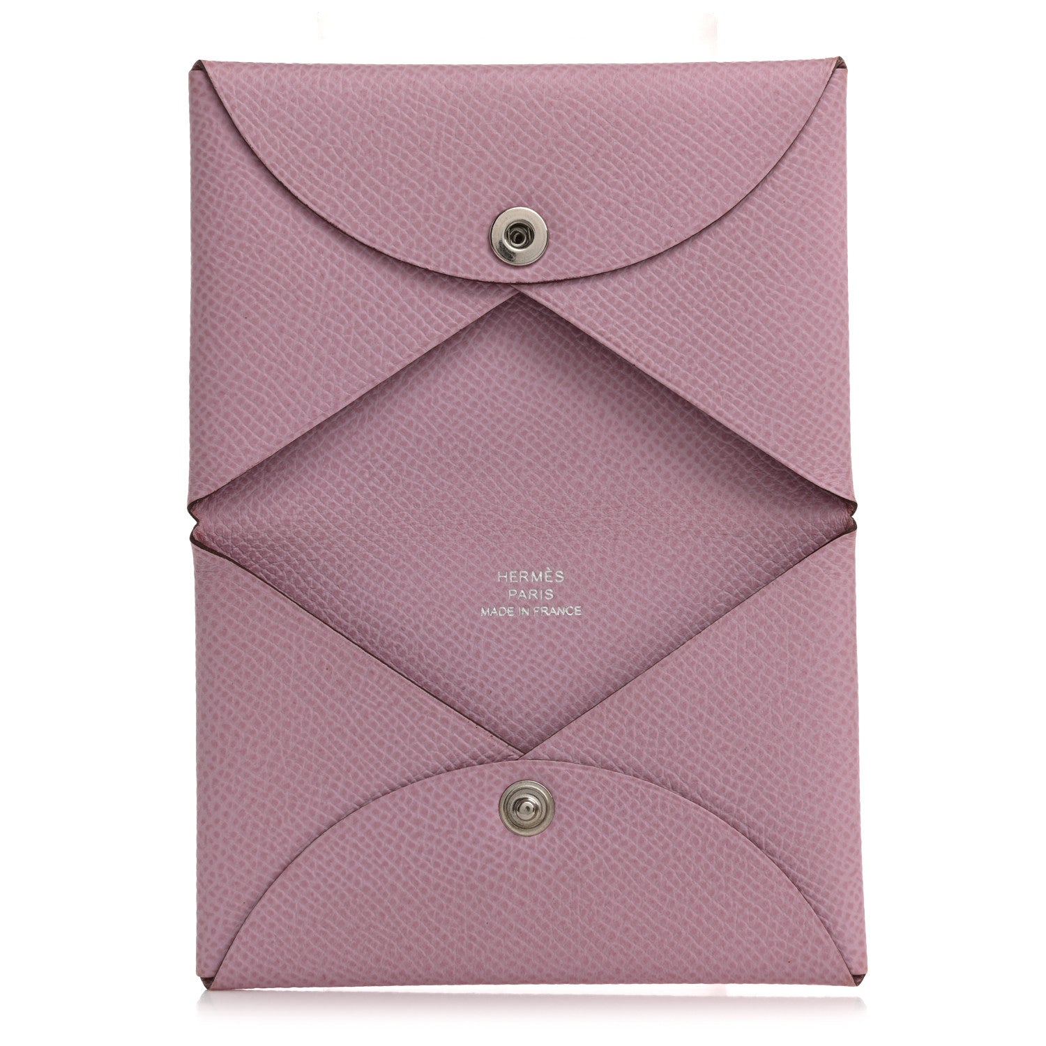 Epsom Calvi Card Case Mauve Sylvestre