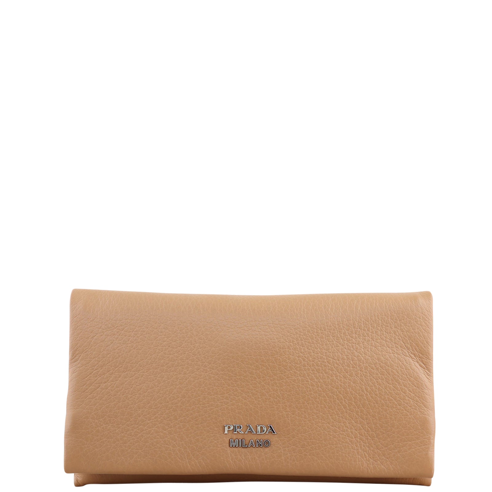 Prada Cervo Fold Over Clutch
