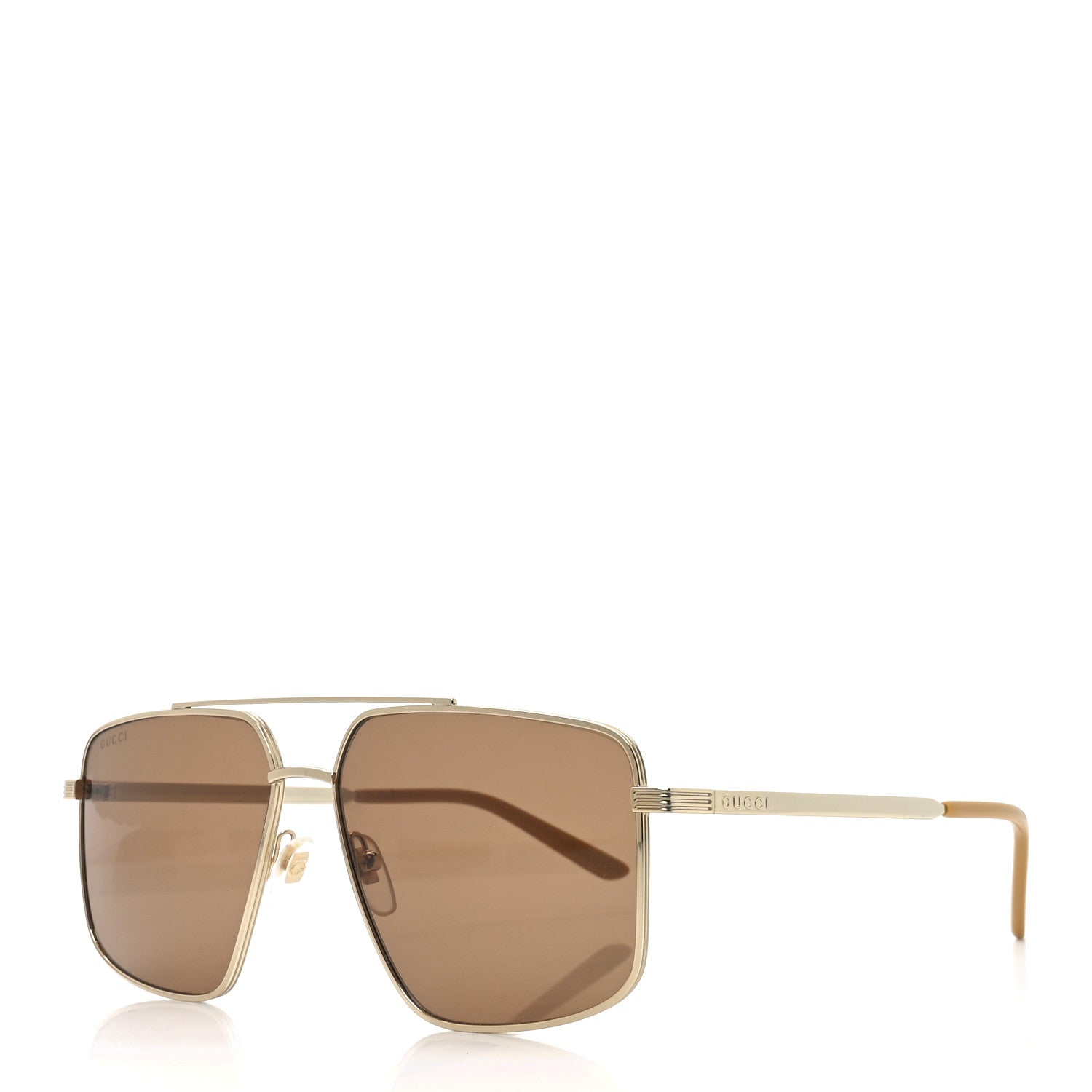 Metal Navigator Sunglasses GG0941S Gold