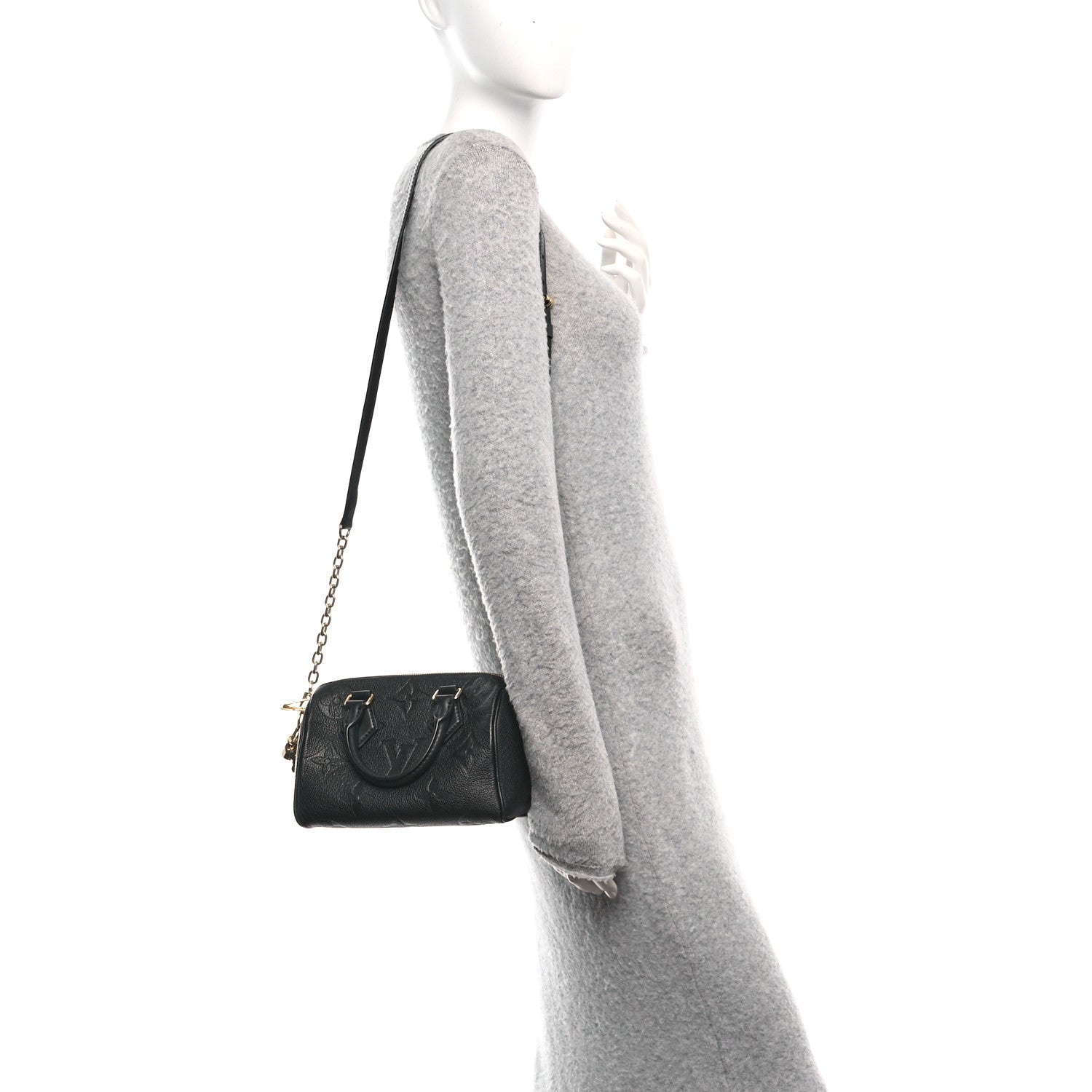 Empreinte Monogram Giant Speedy Bandouliere 20 Black