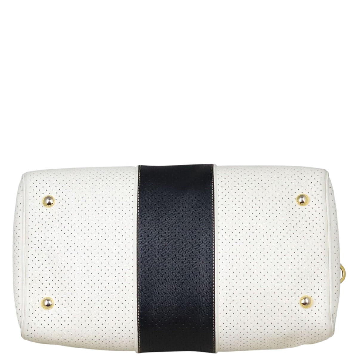 Prada Saffiano Fori Perforated Bowler