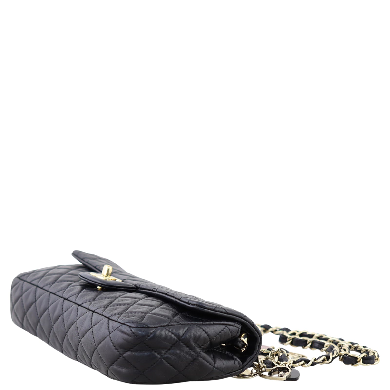 Chanel East West Valentine Flap Bag