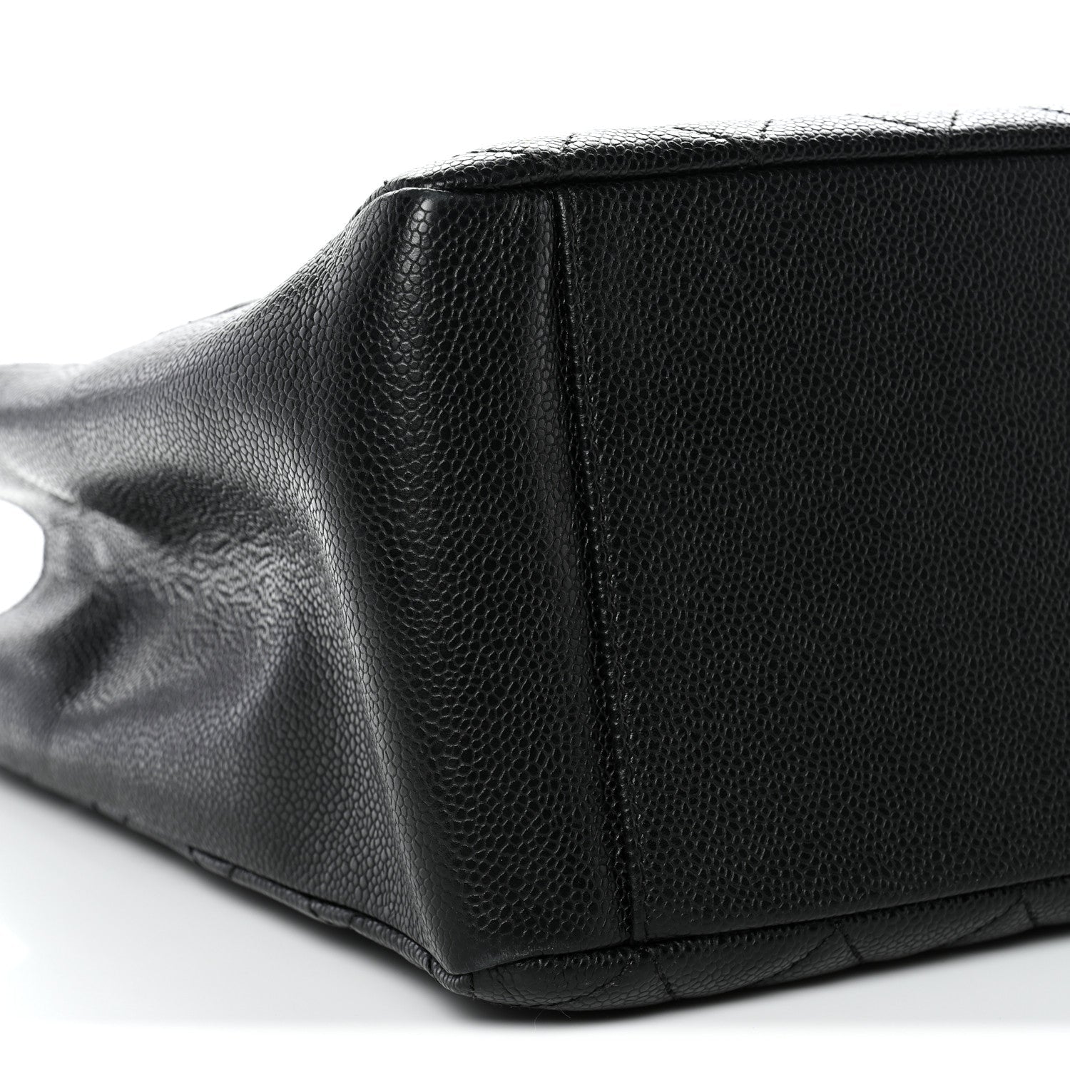 Caviar Quilted Grand Shopping Tote GST Black