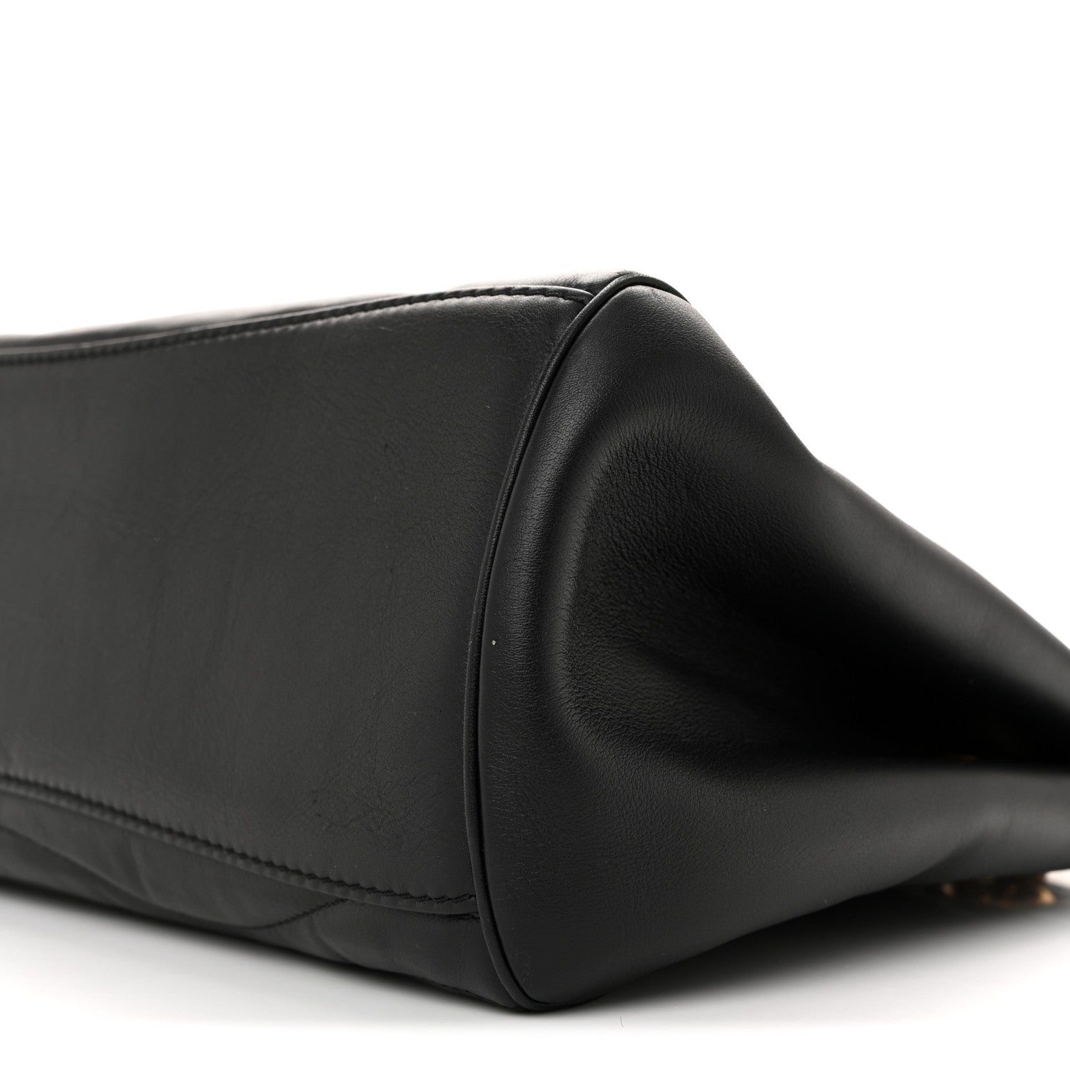 Calfskin New Wave Chain Tote Black