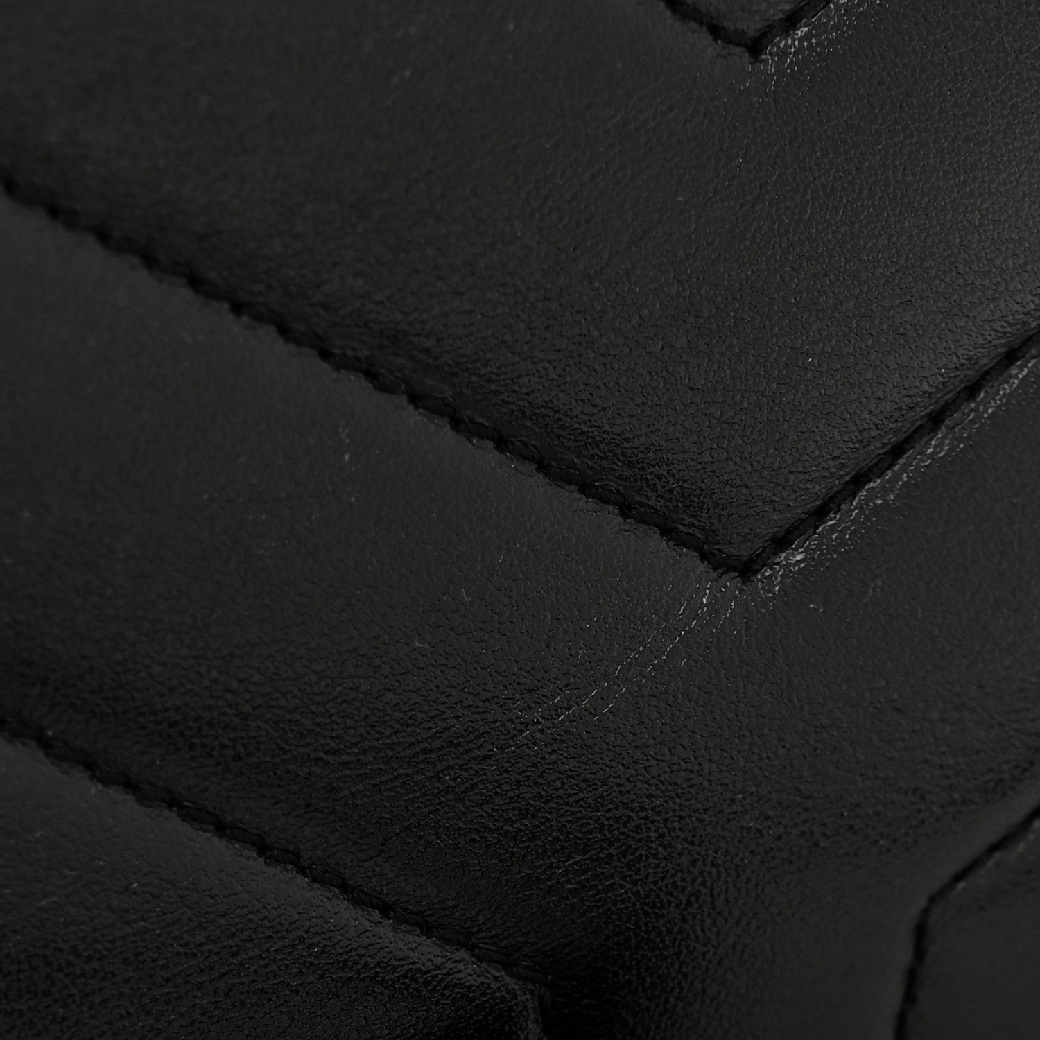 Calfskin Y Quilted Monogram Toy Loulou Crossbody Bag Black