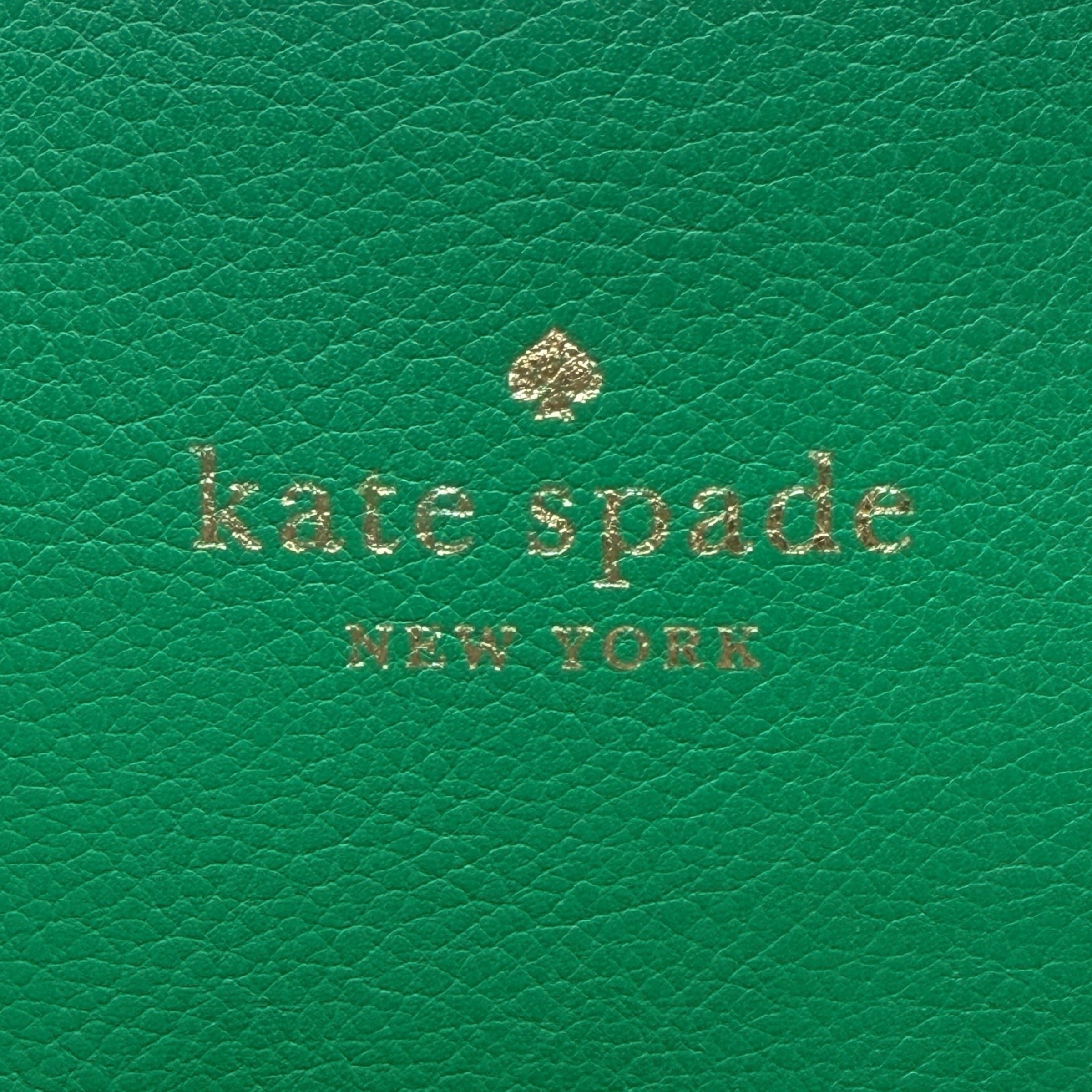 Ava Reversible Tote In Fig Leaf/Mint Refined Grain Leather Designer By Kate Spade, Size: Large