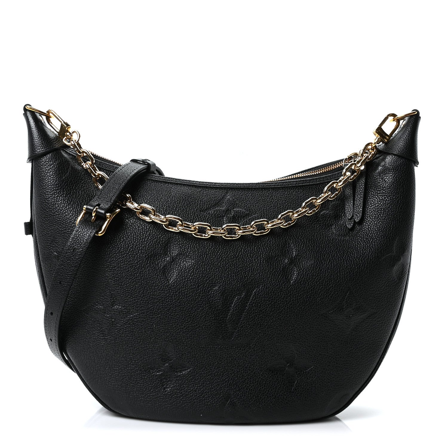 Empreinte Monogram Giant Loop Hobo Black