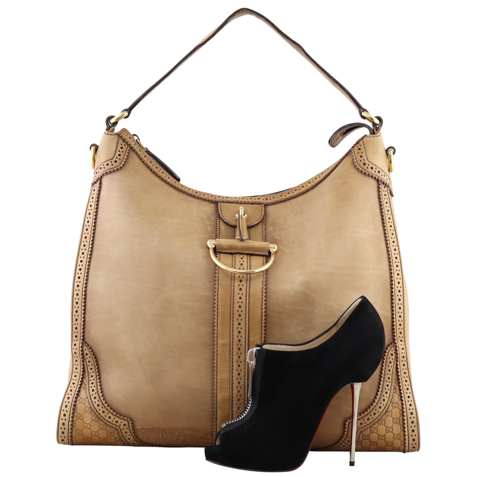 Gucci Duilio Brogue Hobo