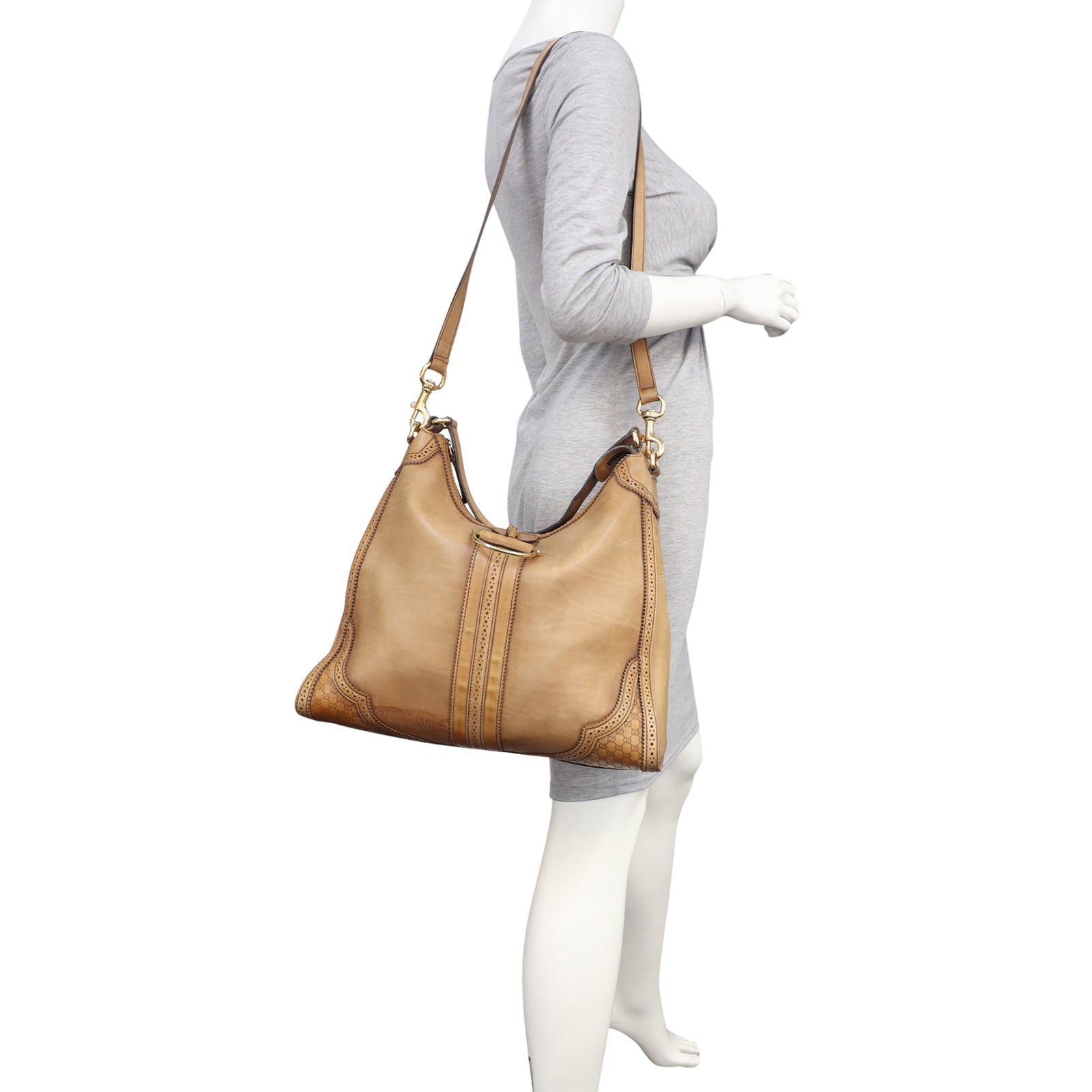 Gucci Duilio Brogue Hobo