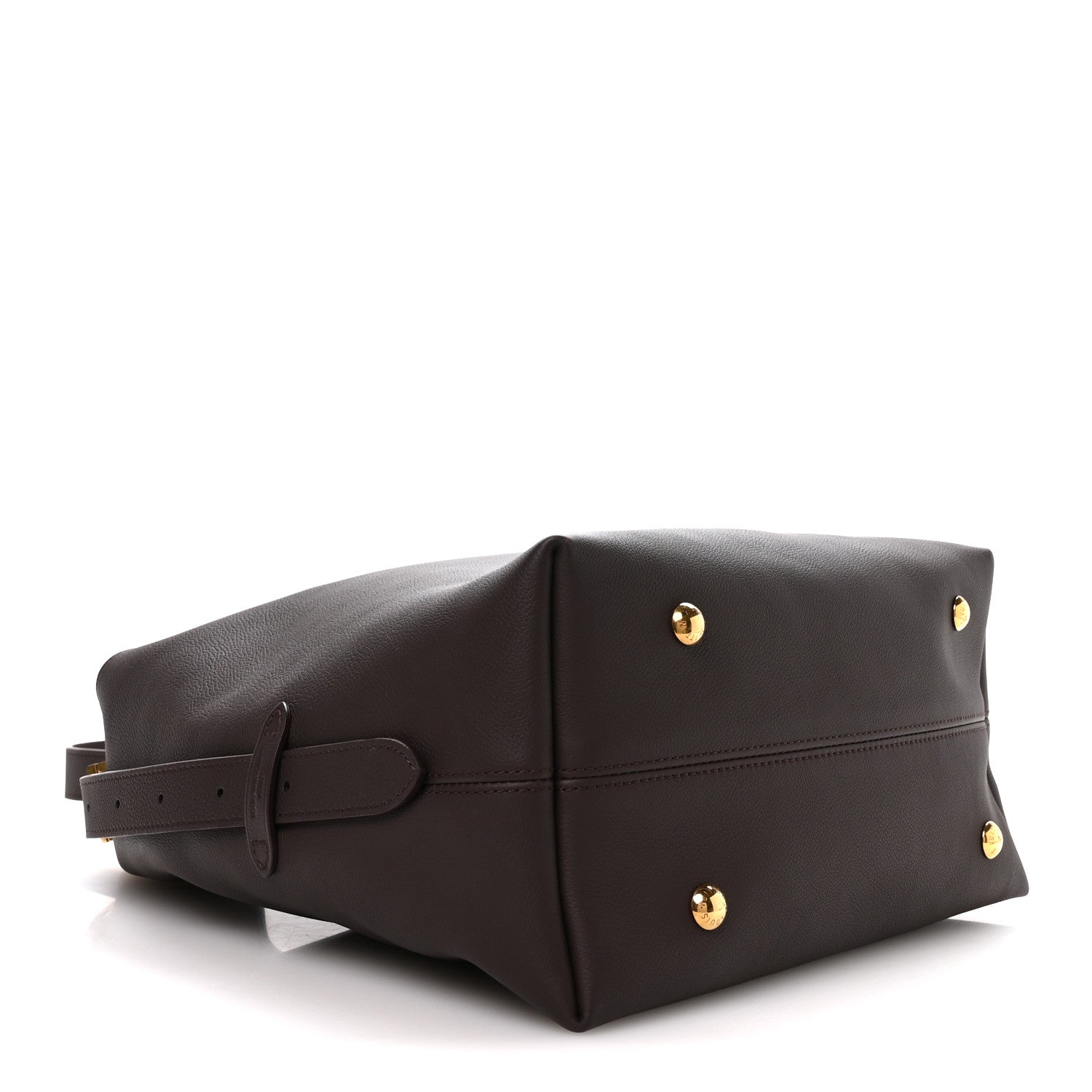 Grained Calfskin Low Key Hobo MM Chocolate