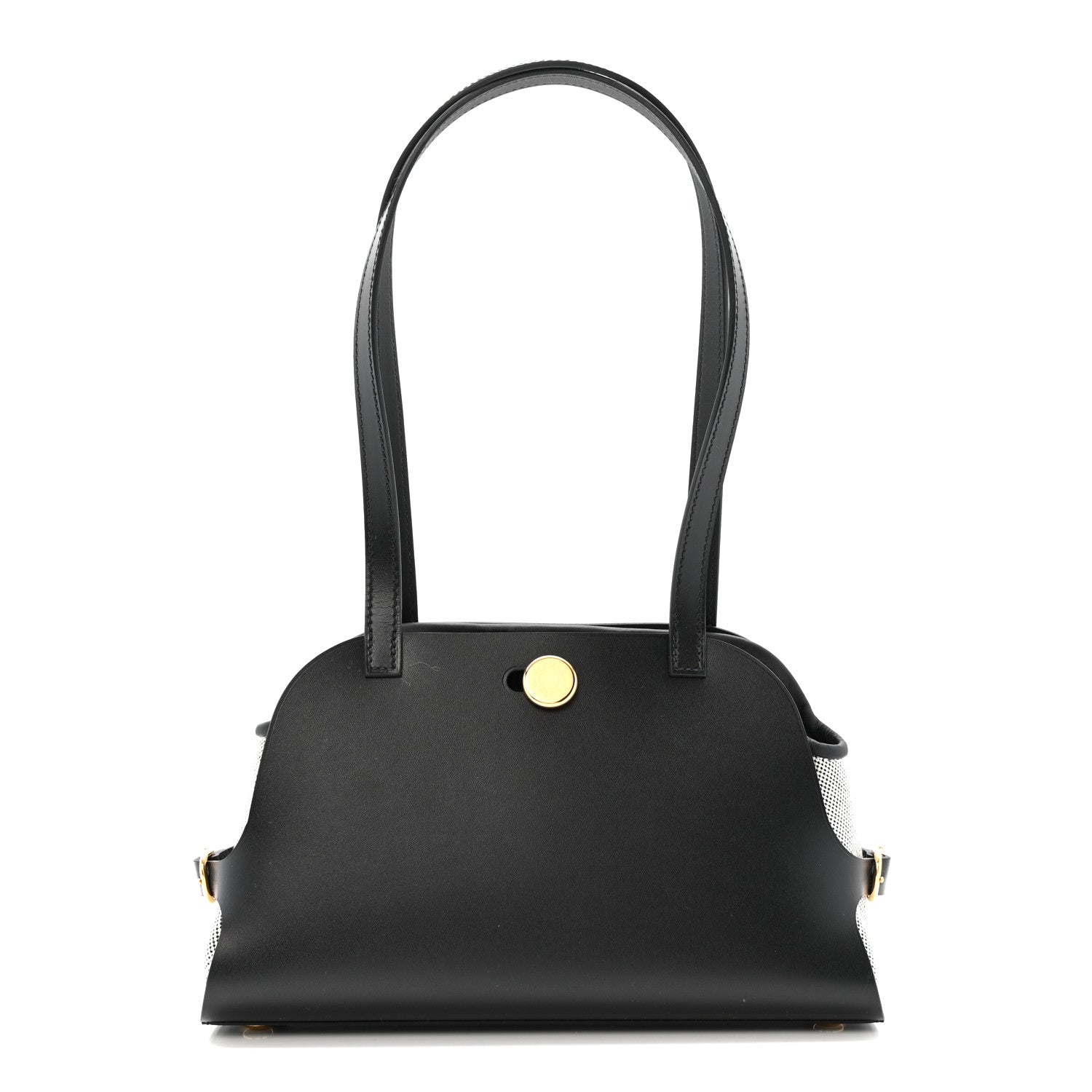 Vache Hunter H Canvas Swift Tablier Sellier Black Ecru