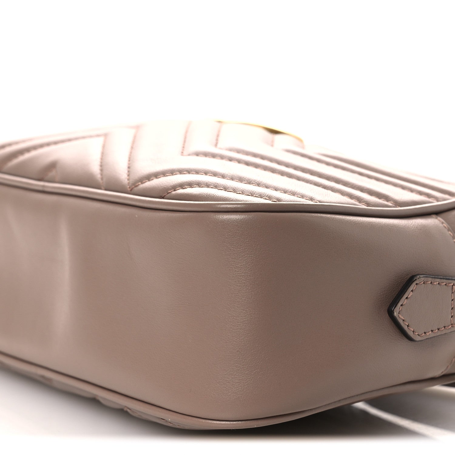 Calfskin Matelasse Small GG Marmont Chain Shoulder Bag Porcelain Rose