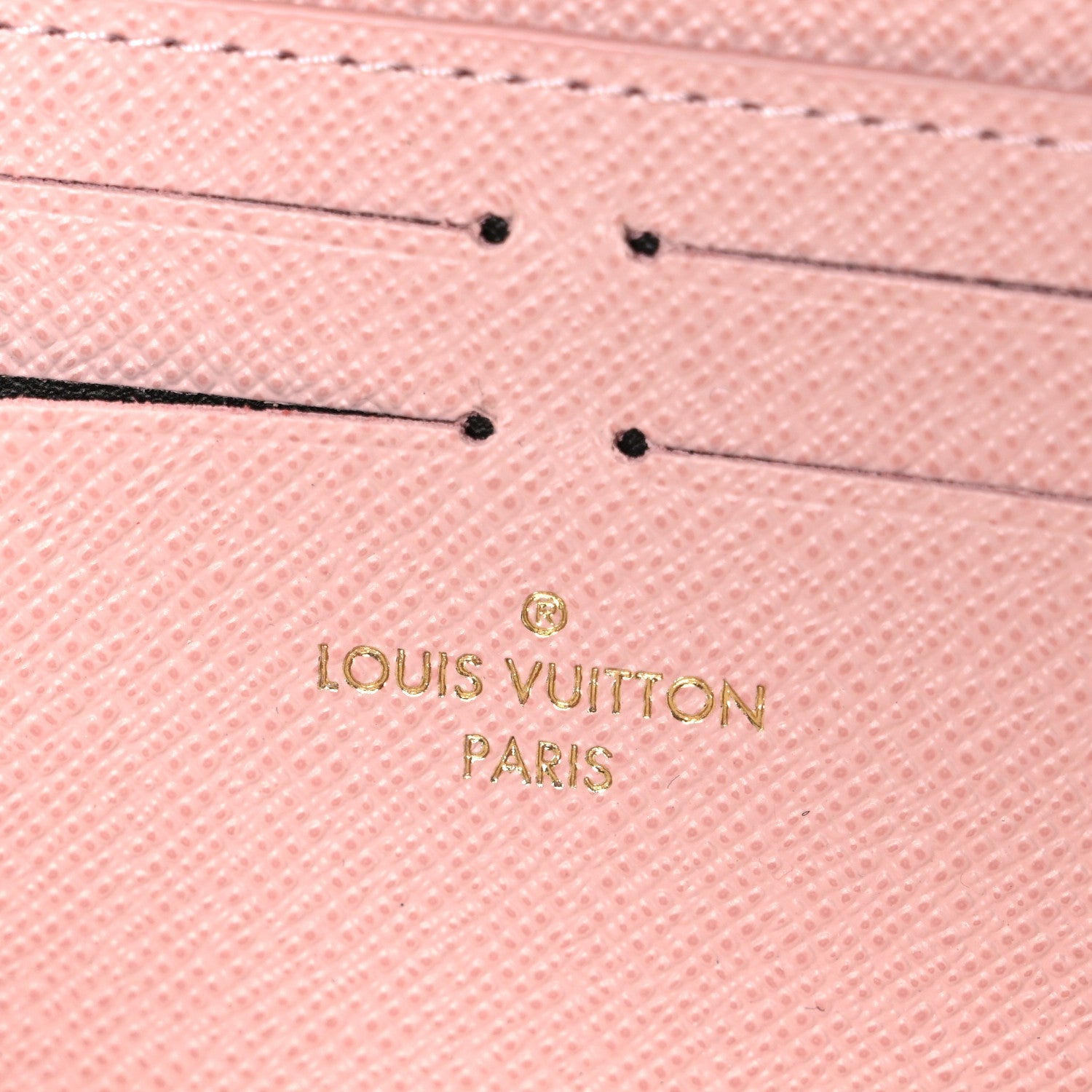 Damier Azur Clemence Wallet Rose Ballerine