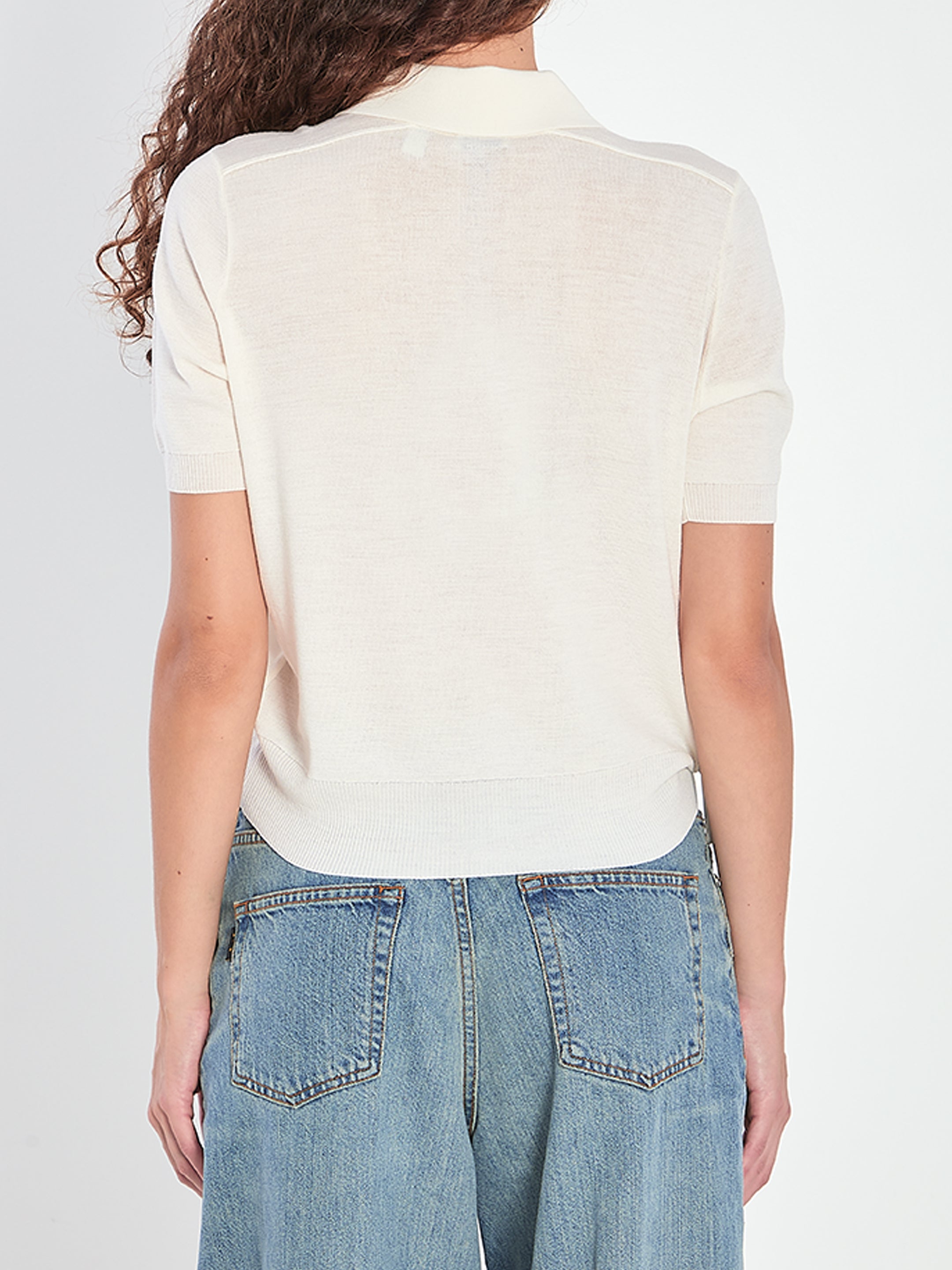 wool polo shirt