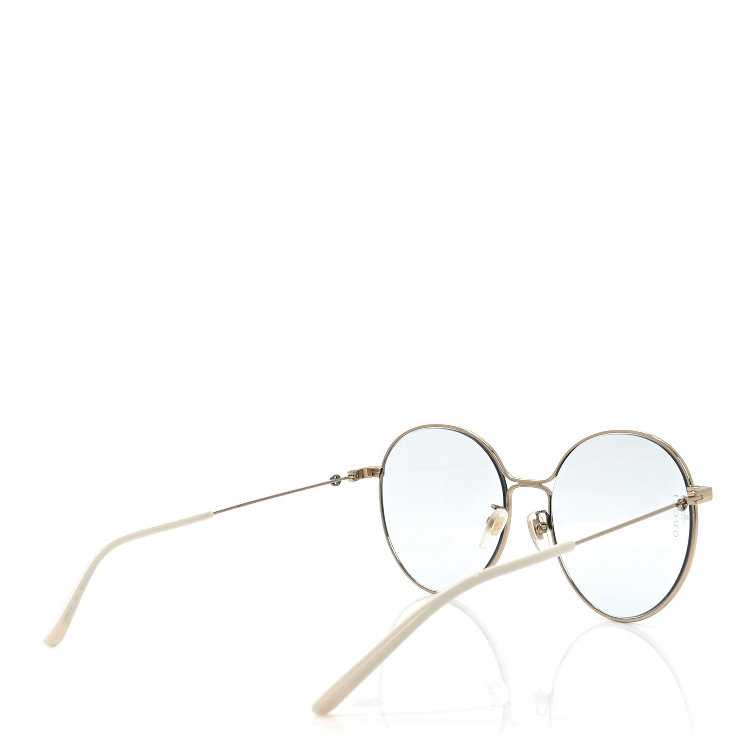 Metal Round Sunglasses GG0395S Red Blue White