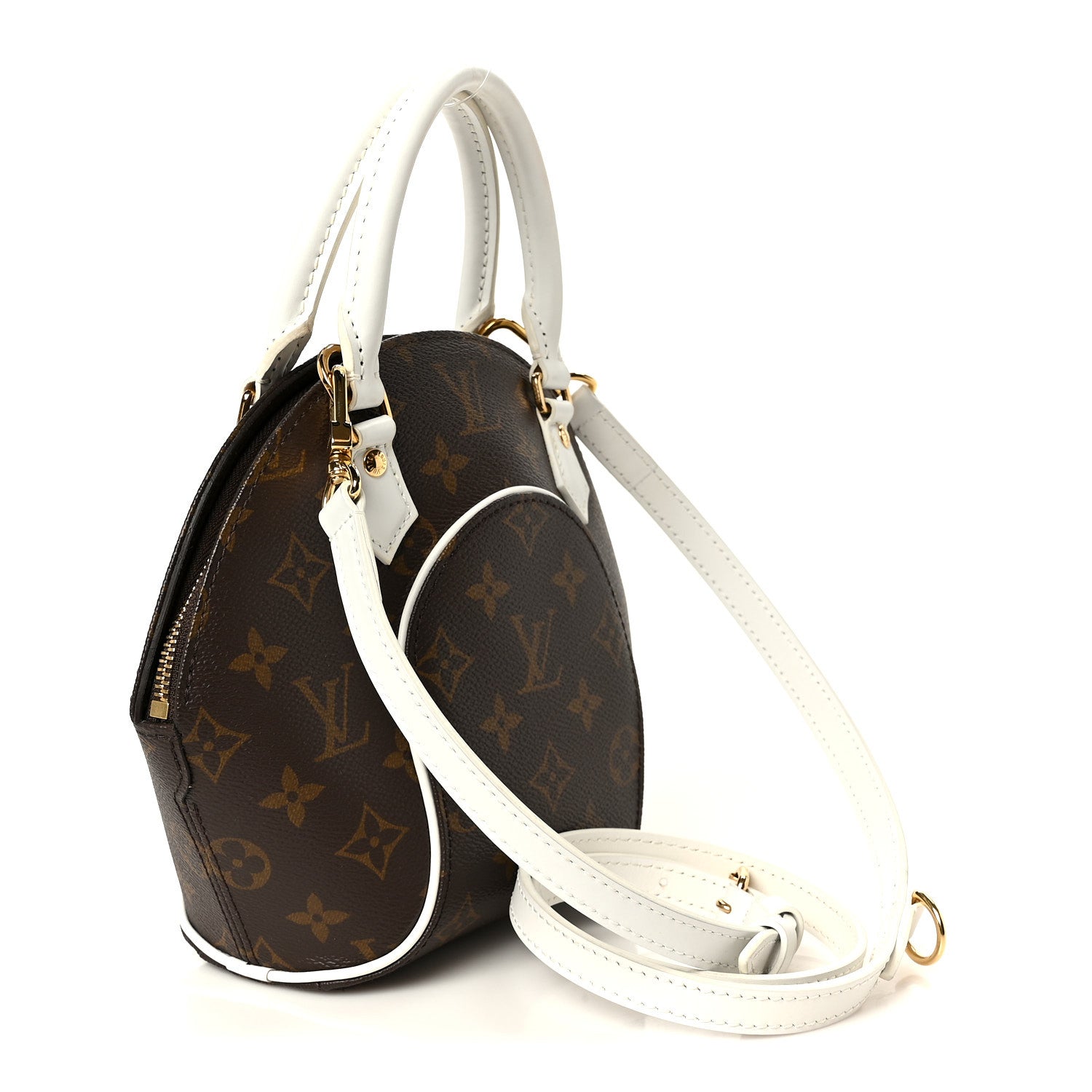 Monogram LV Match Ellipse BB White
