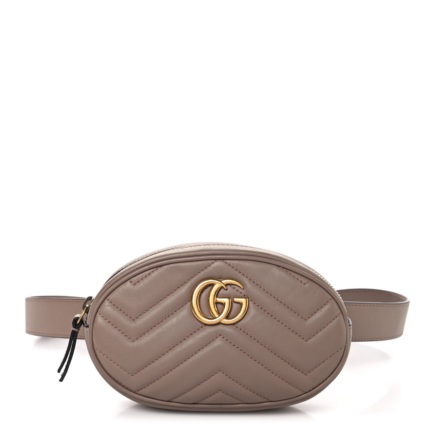 Calfskin Matelasse GG Marmont Belt Bag 85 34 Porcelain Rose