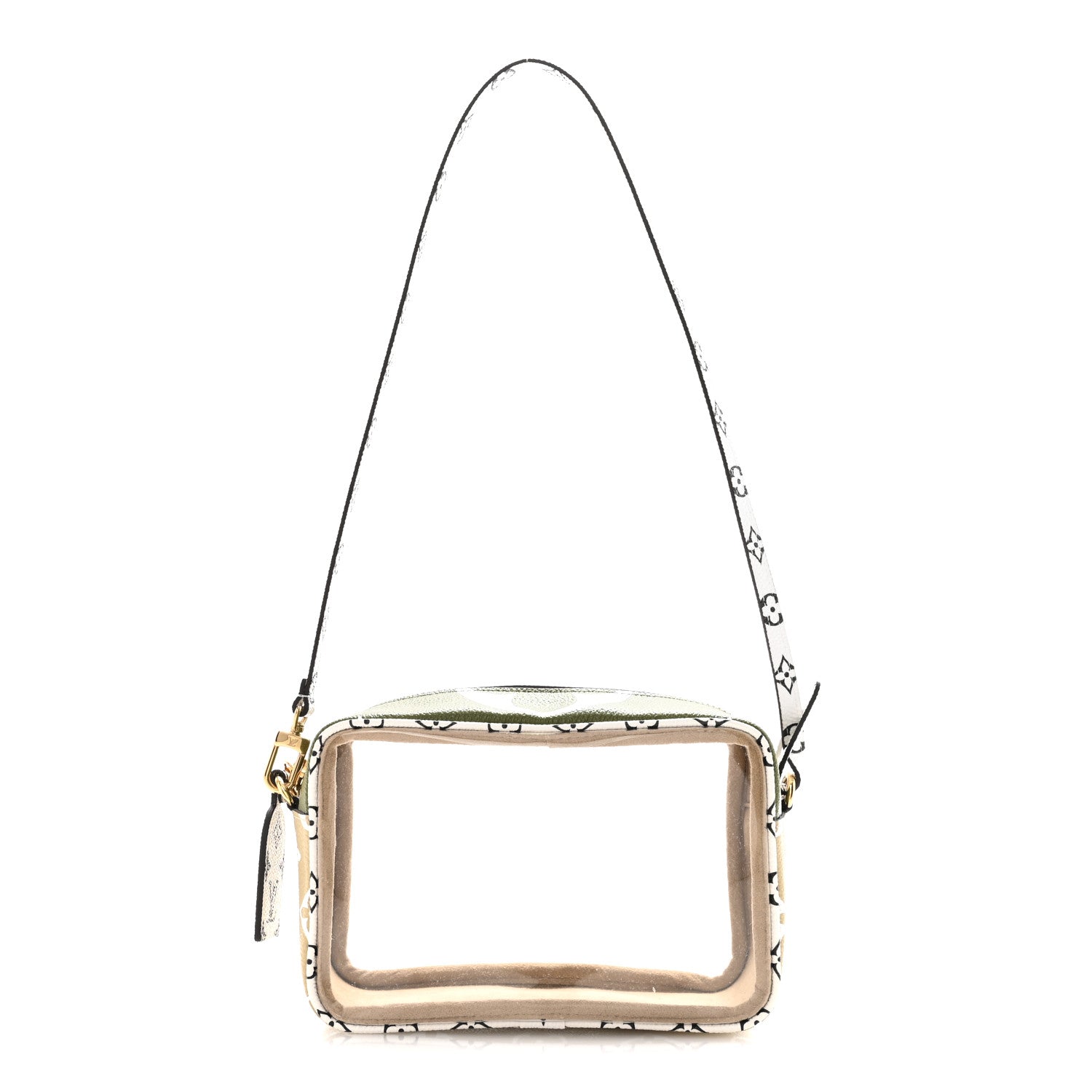 Monogram Giant Beach Pouch Kaki