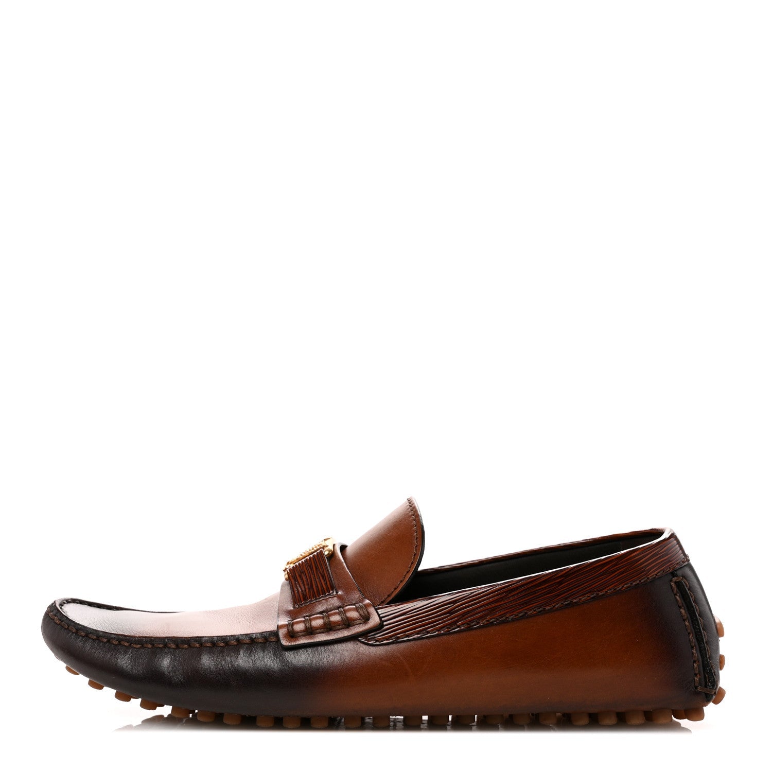 Smooth Calfskin Hockenheim Moccasin Loafers 9 Brown