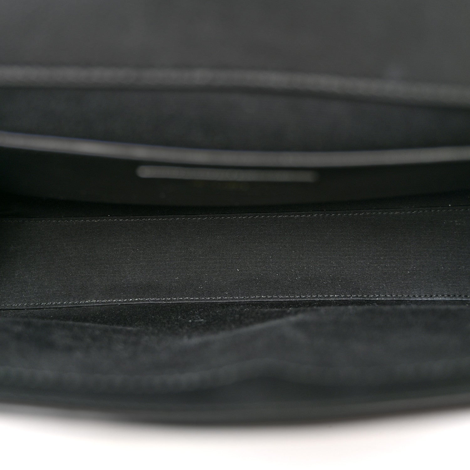 Patent Calfskin Manhattan Shoulder Bag Black