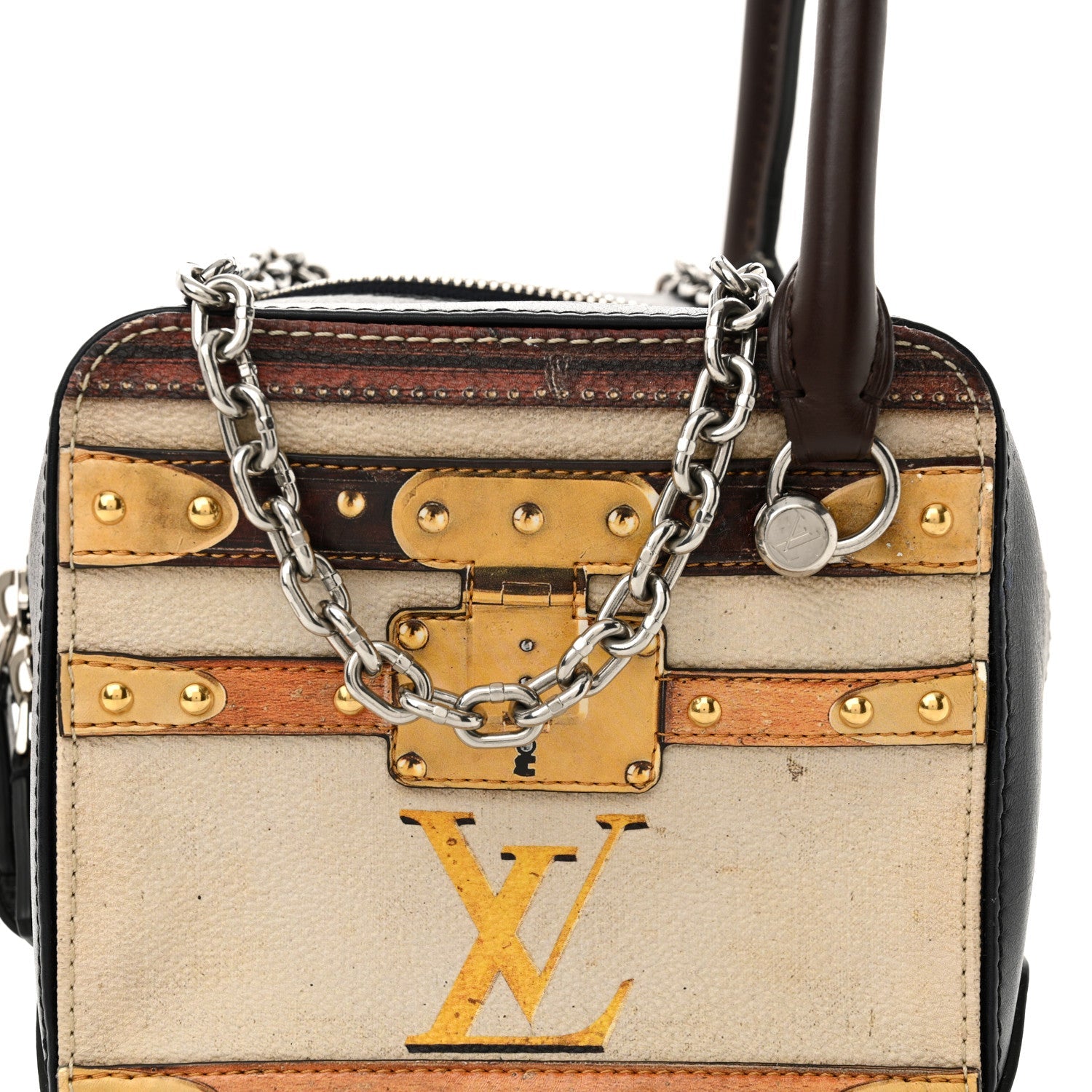 Transformed Canvas Time Trunk Square Bag