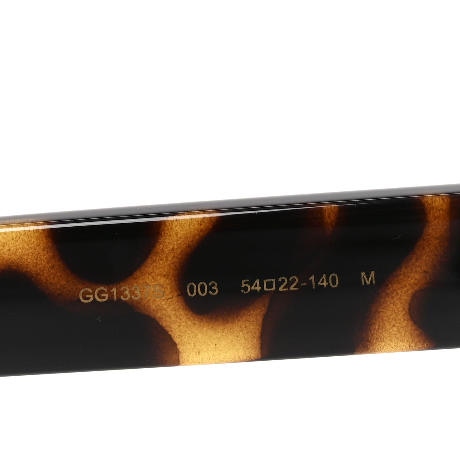 Acetate Square Frame Sunglasses GG1337S Havana