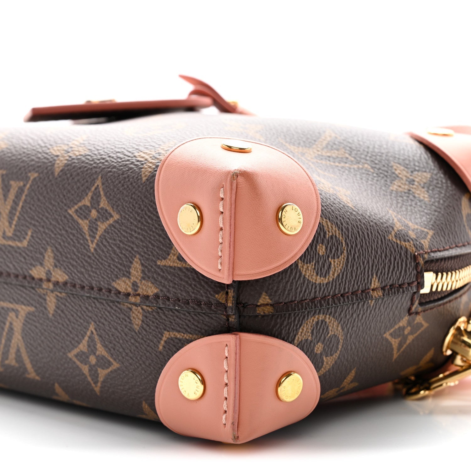 Monogram Petite Malle Souple Peach