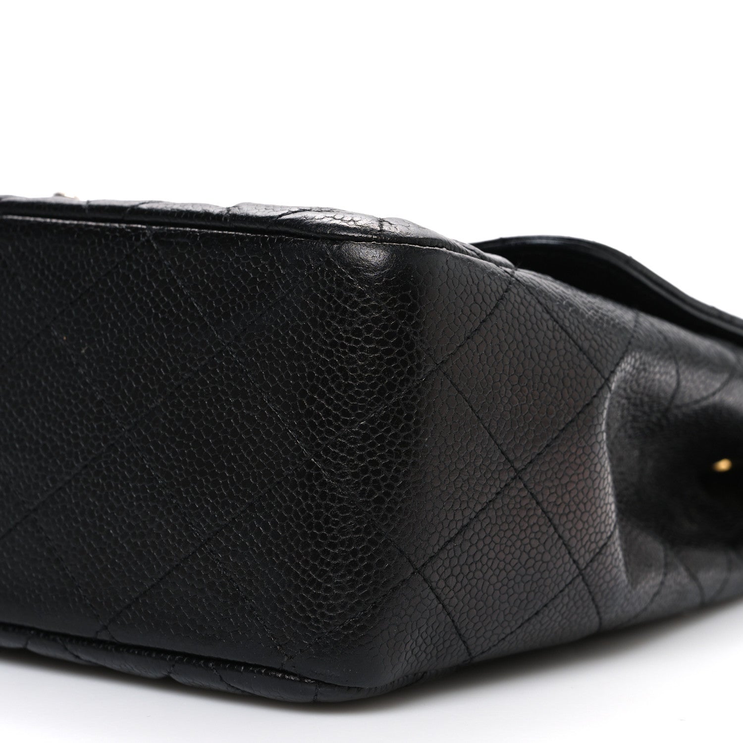 Caviar Quilted Jumbo Single Flap Black