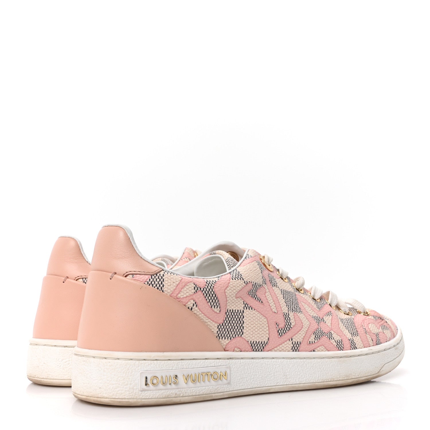 Damier Azur Tahitienne Bora Bora Sneakers 36 Rose Ballerine