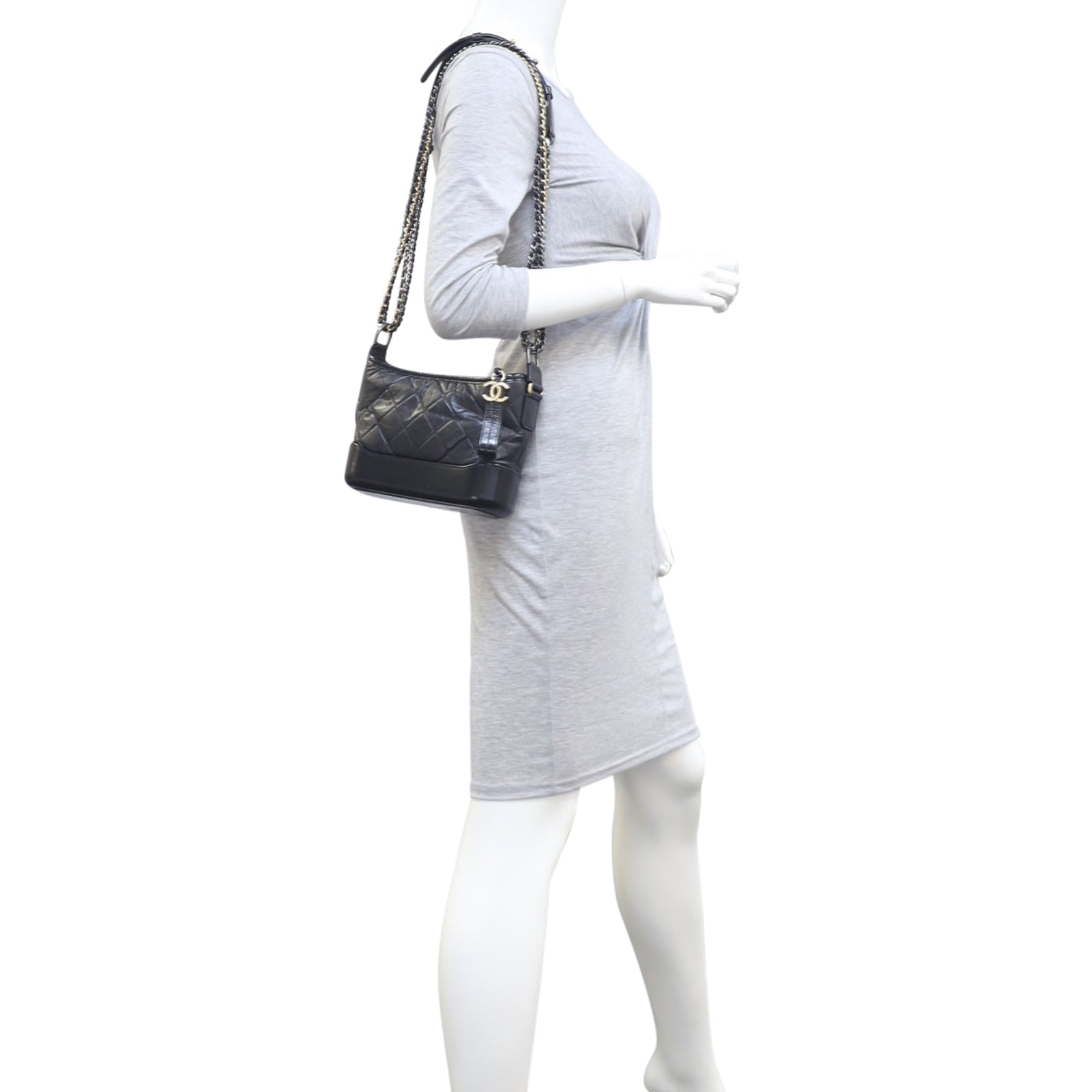 Chanel Gabrielle Quilted Hobo Small