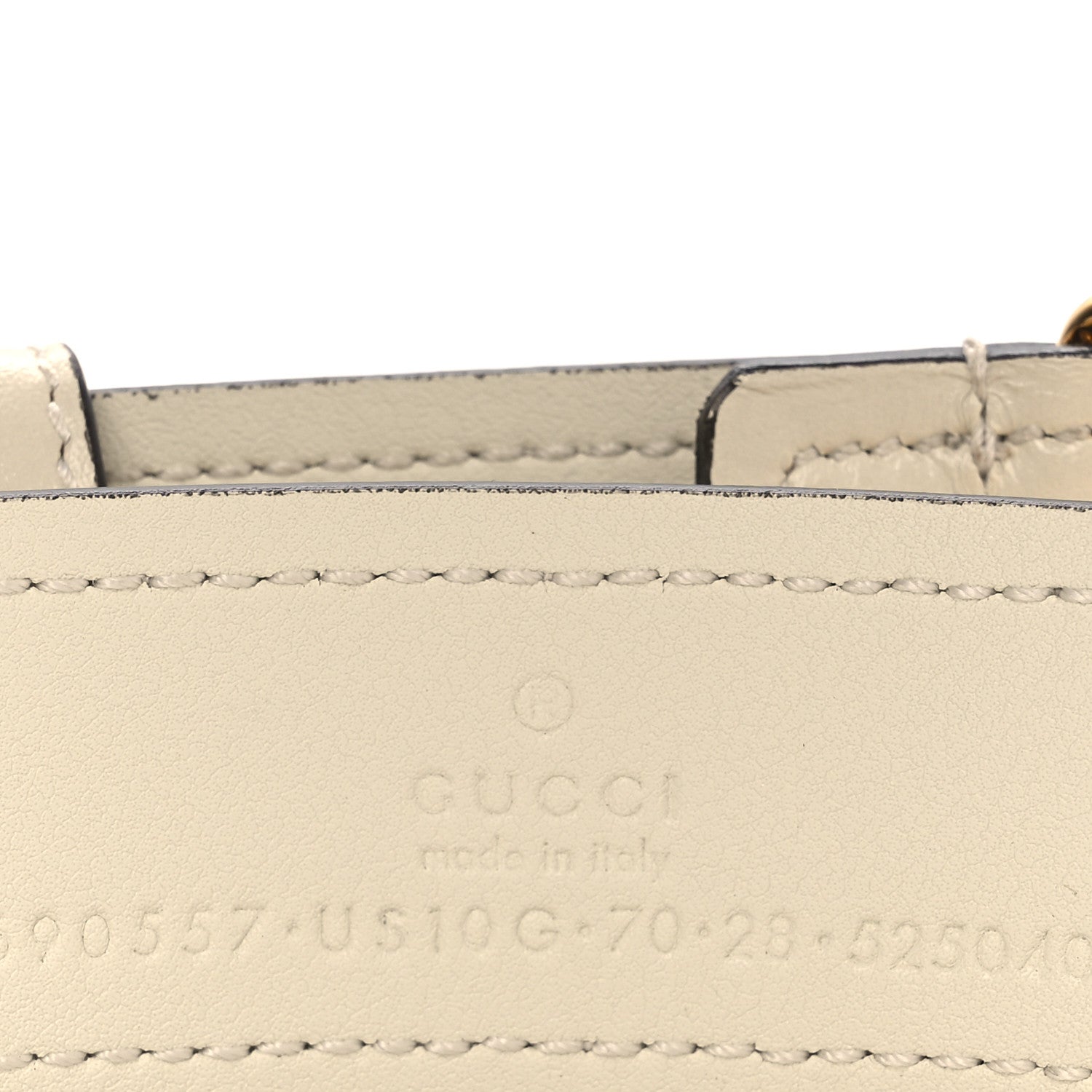 Ciny Lux Calfskin Blondie 30mm Belt 70 28 Mystic White
