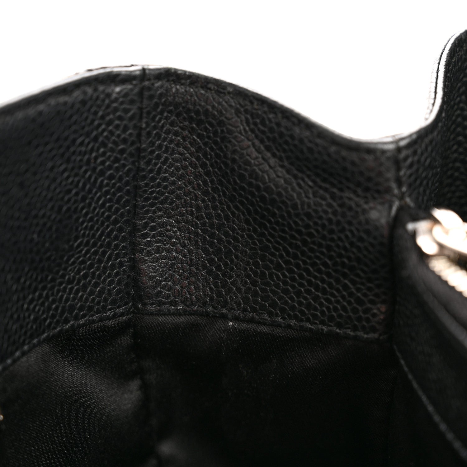 Caviar Quilted Grand Shopping Tote GST Black