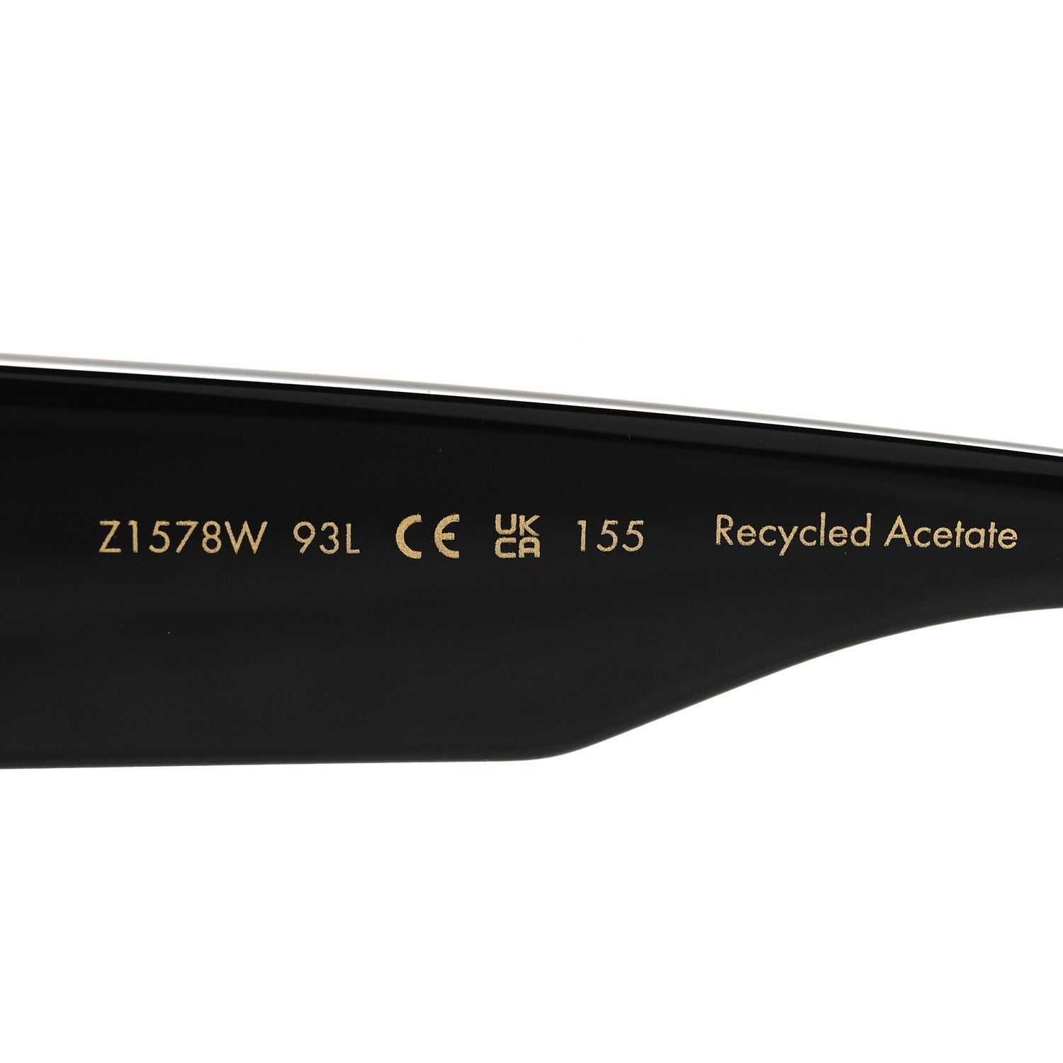 Acetate Swarovski Crystal Cyclone Sunglasses Z1578W Black
