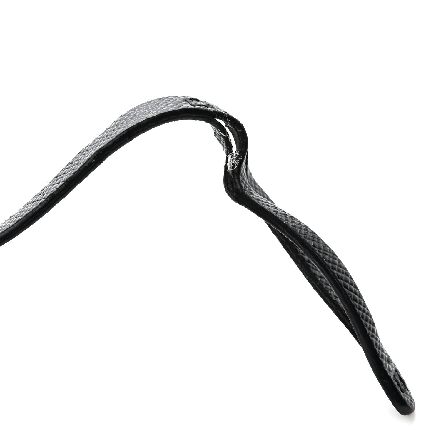 Re-Nylon Saffiano Re-Edition 2000 Double Zip Crossbody Bag Black