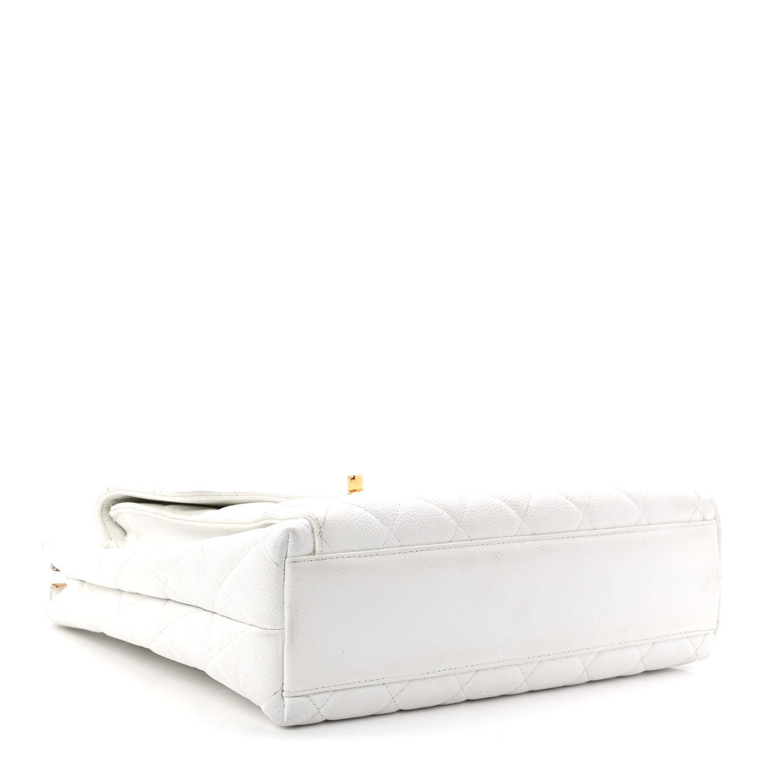 Caviar CC Shoulder Bag White