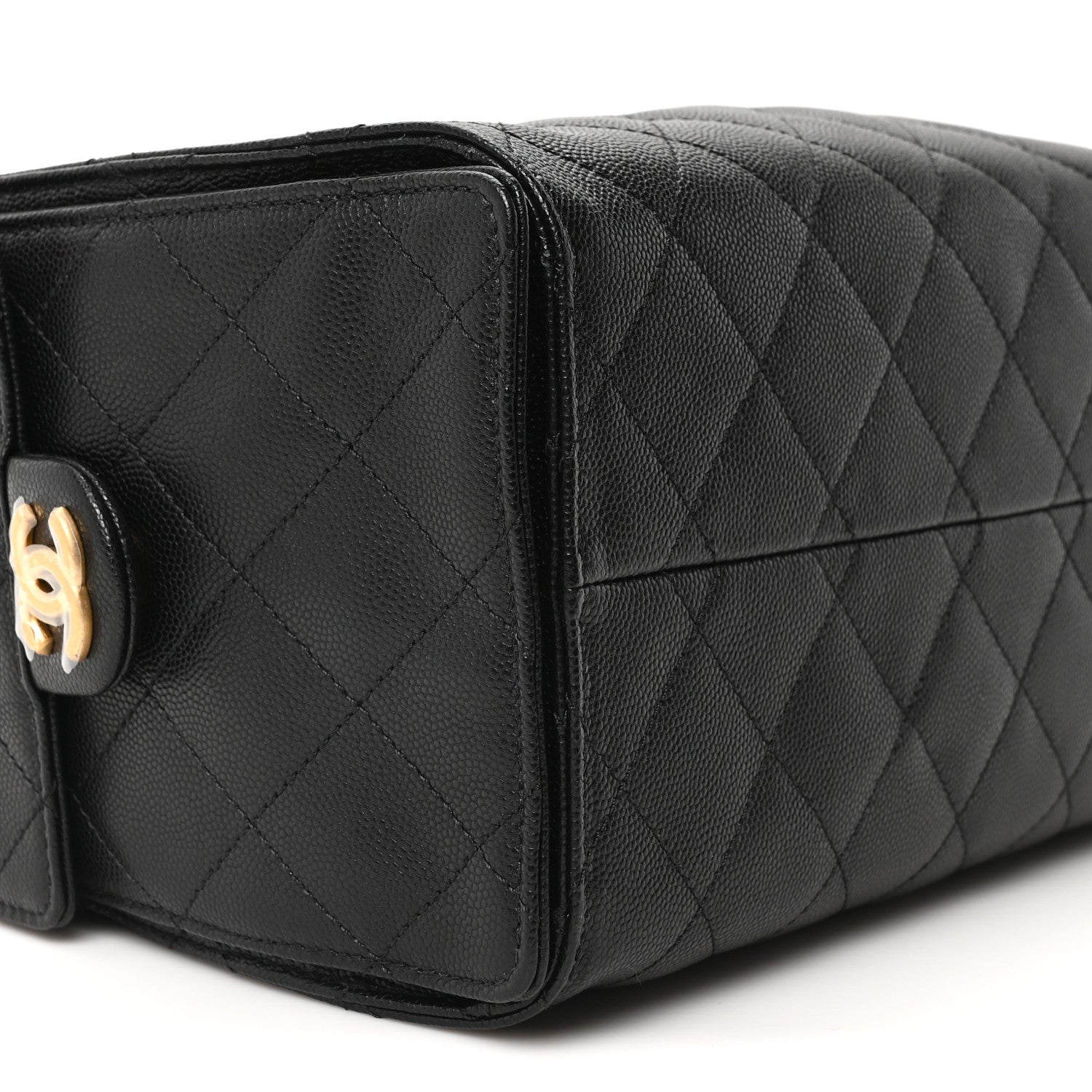 Caviar Quilted Small Chanel 25 Handbag Black