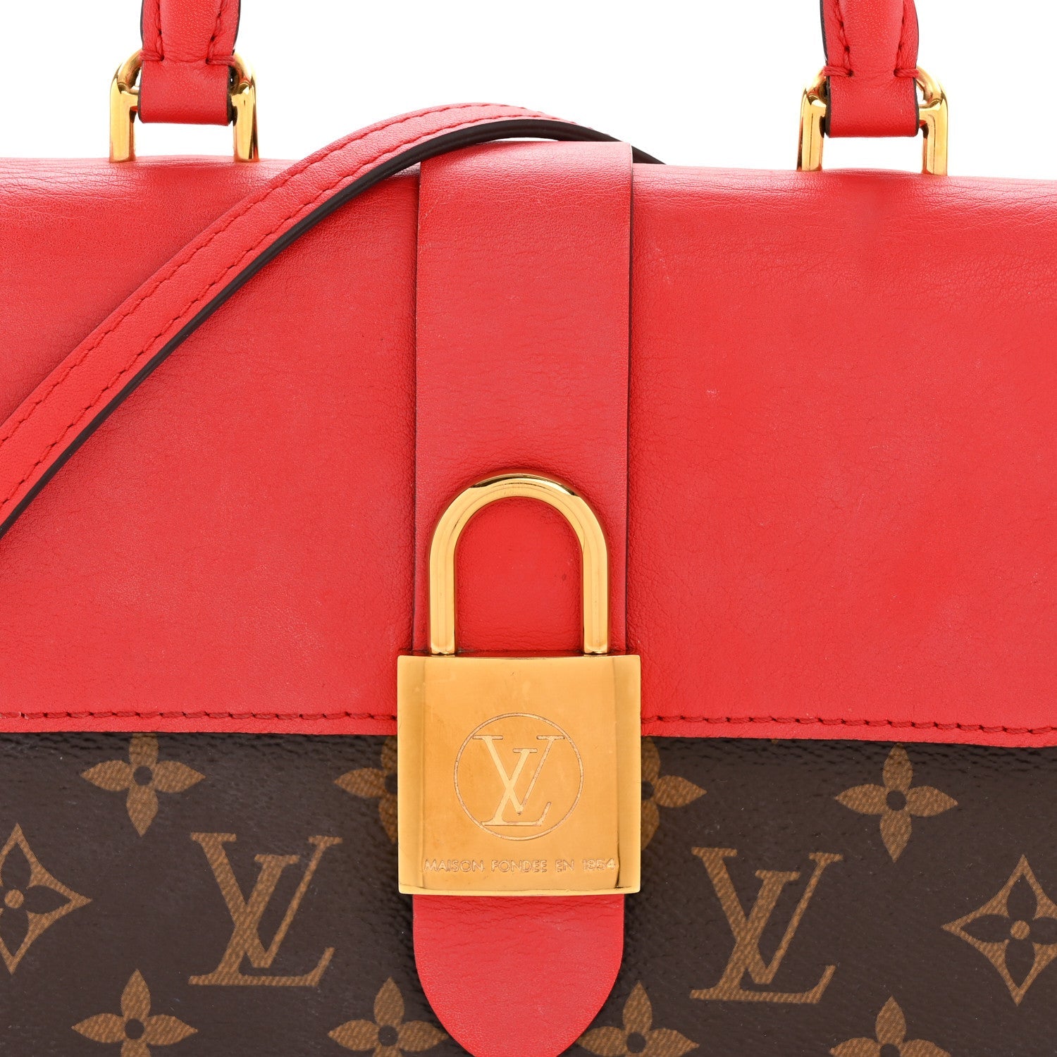 Monogram Locky BB Coquelicot