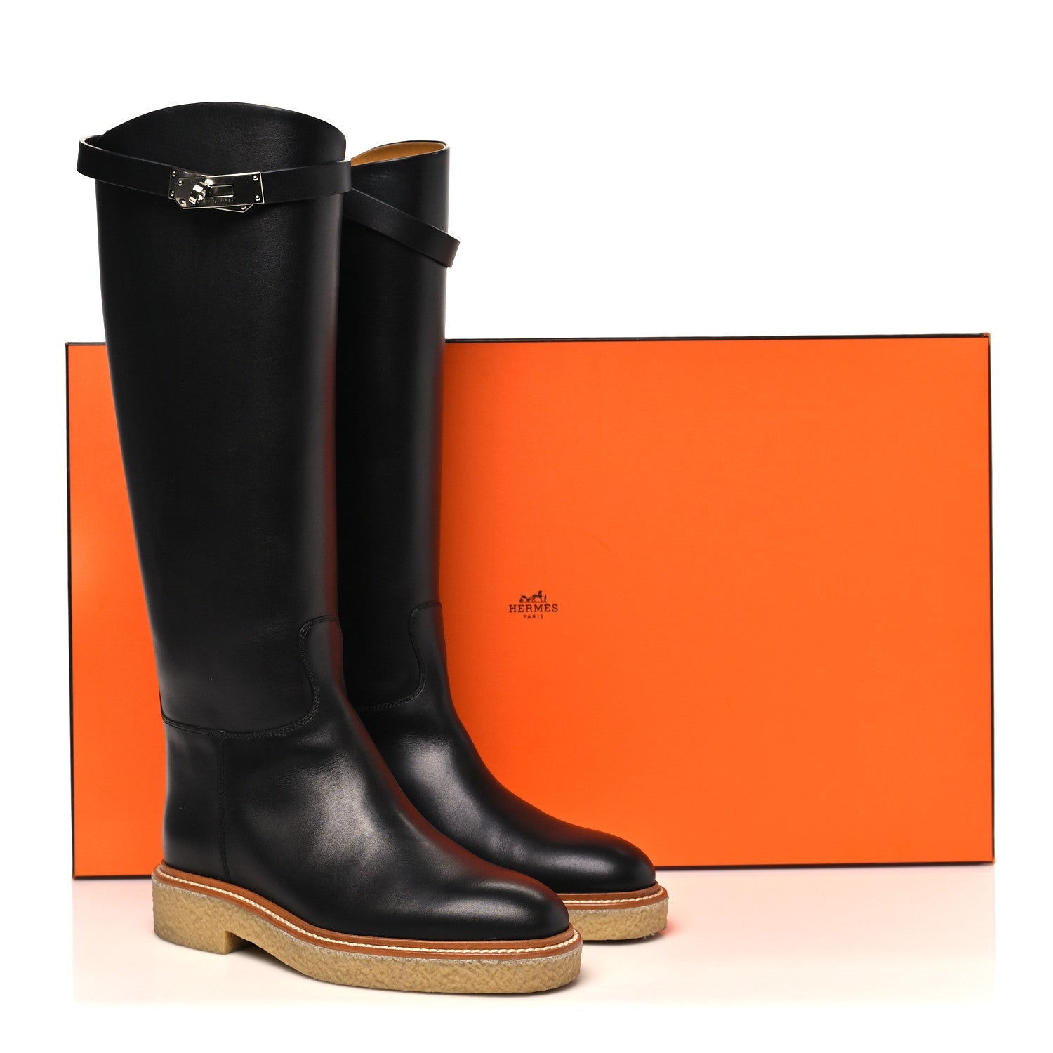 Calfskin Honey Boots 36 Black