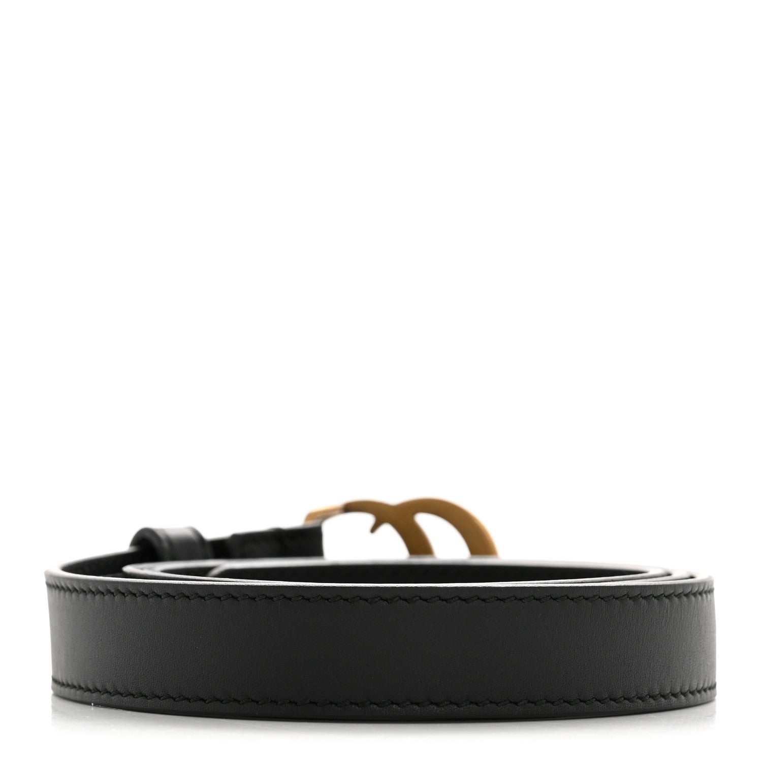 Calfskin Double G 20mm Belt 80 32 Black