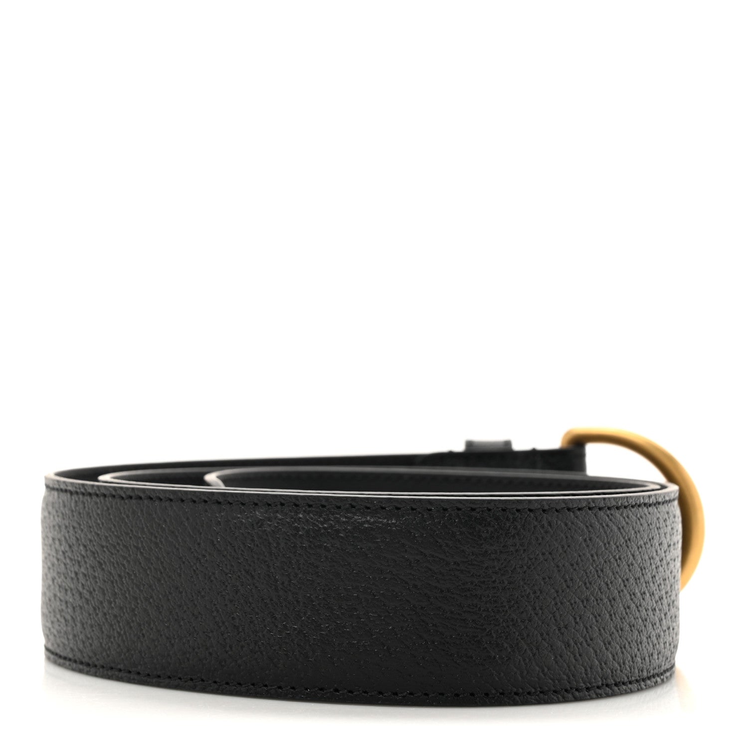 Textured Dollar Calfskin 40mm Belt 85 34 Black