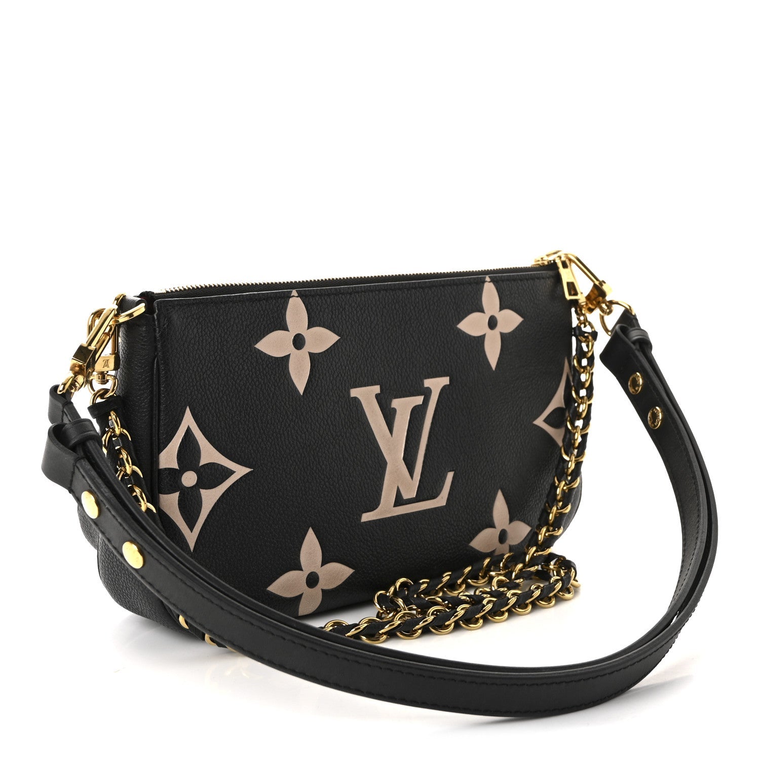 Empreinte Monogram Giant Multi Pochette Accessories Black Beige