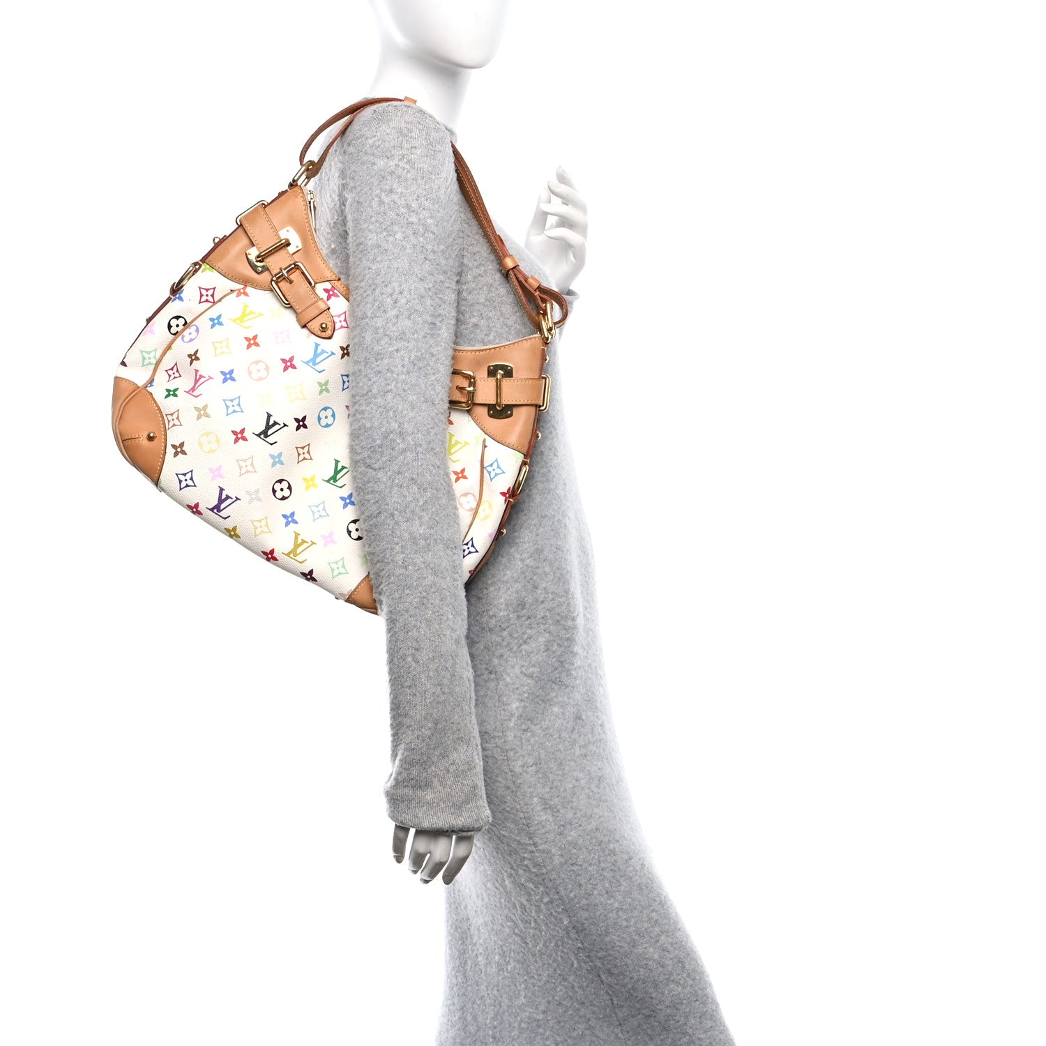 Monogram Multicolor Greta White