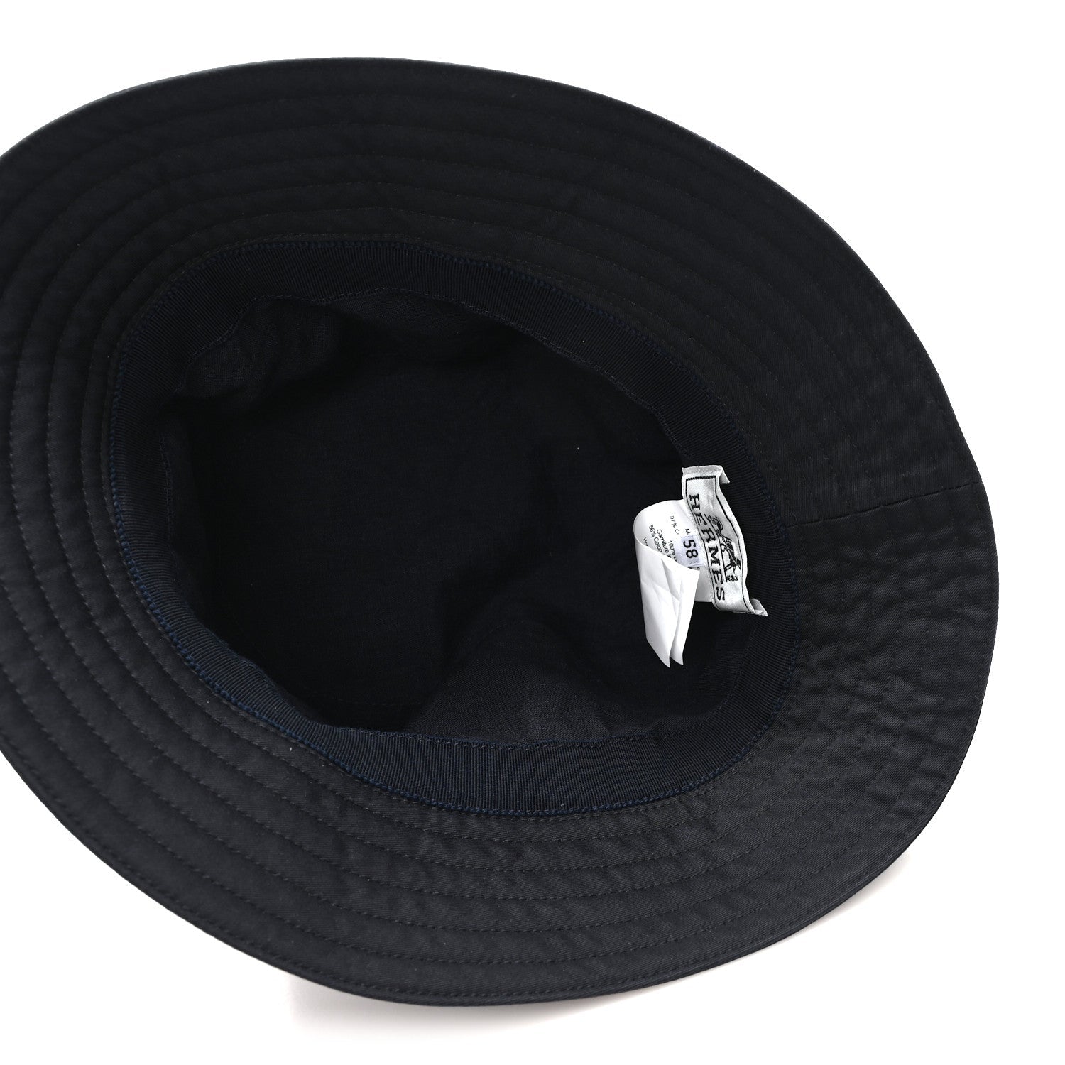 Cotton Canvas Fred H Mors Bucket Hat 58 Marine