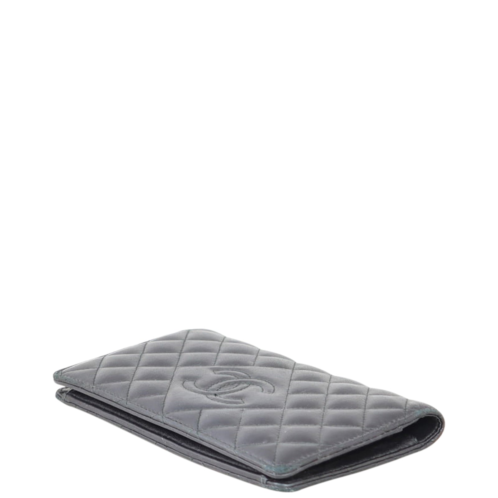 Chanel CC Quilted Yen Wallet