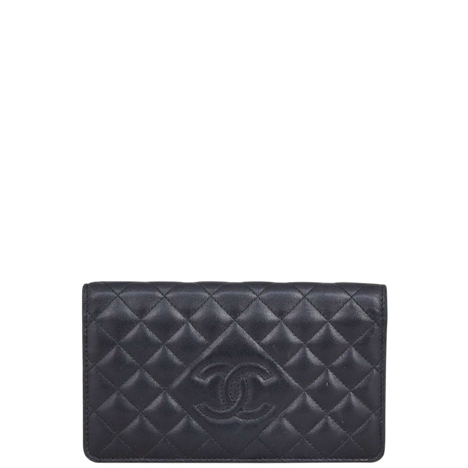 Chanel CC Quilted Yen Wallet