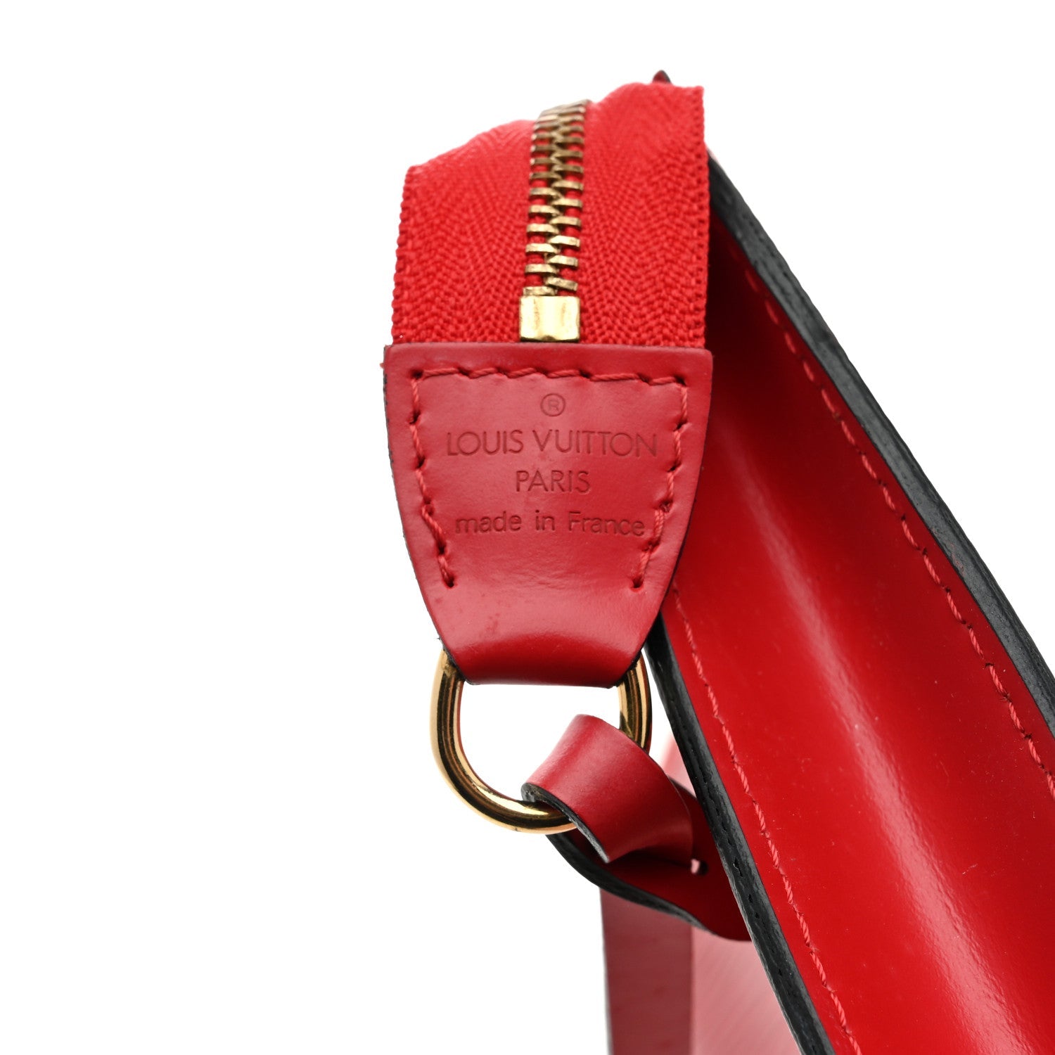 Epi Pochette Accessories 24 Castillan Red