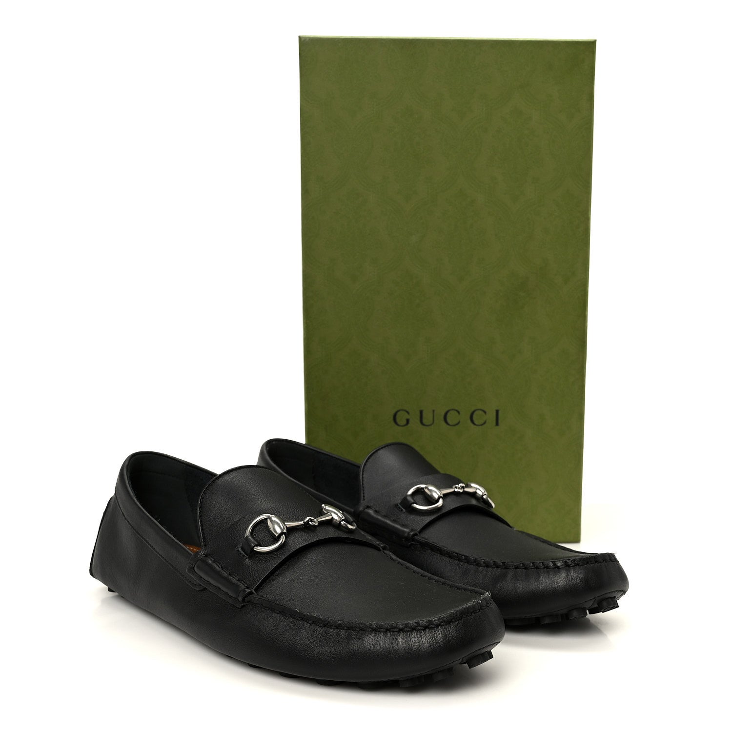 Soft Clove Calfskin Mens Horsebit Driver Loafers 12 Black